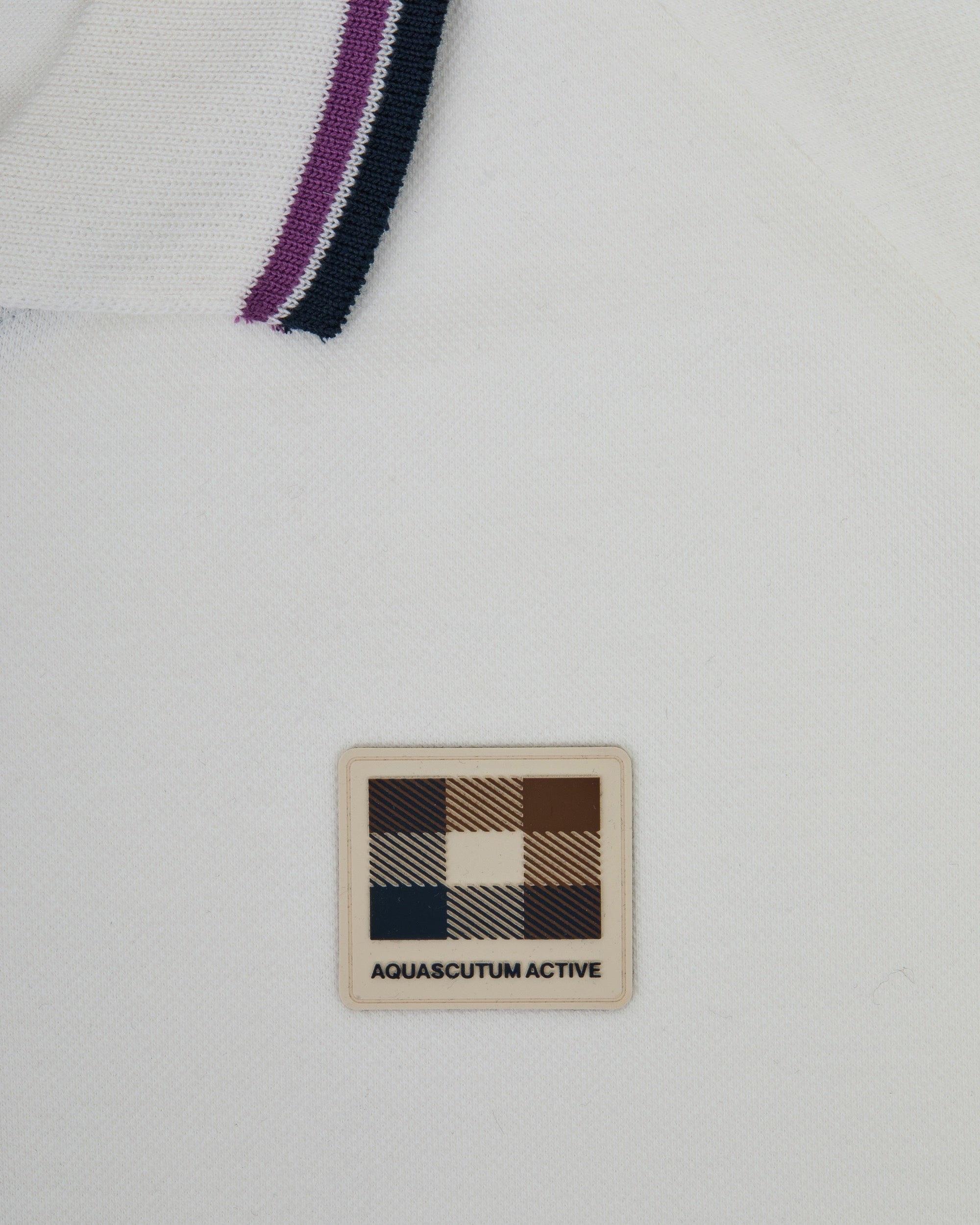 Polo manica corta Aquascutum Active STRETCH PIQUET HALF ZIP POLO