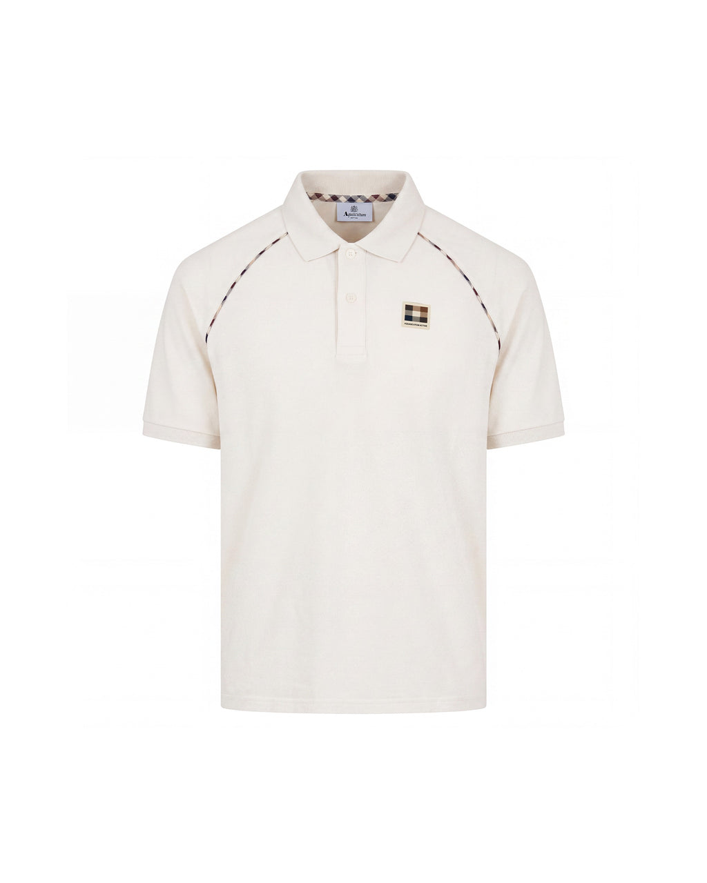 Polo manica corta Aquascutum Active STRETCH PIQUET PIPING POLO