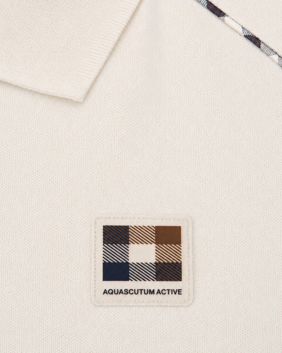 Polo manica corta Aquascutum Active STRETCH PIQUET PIPING POLO