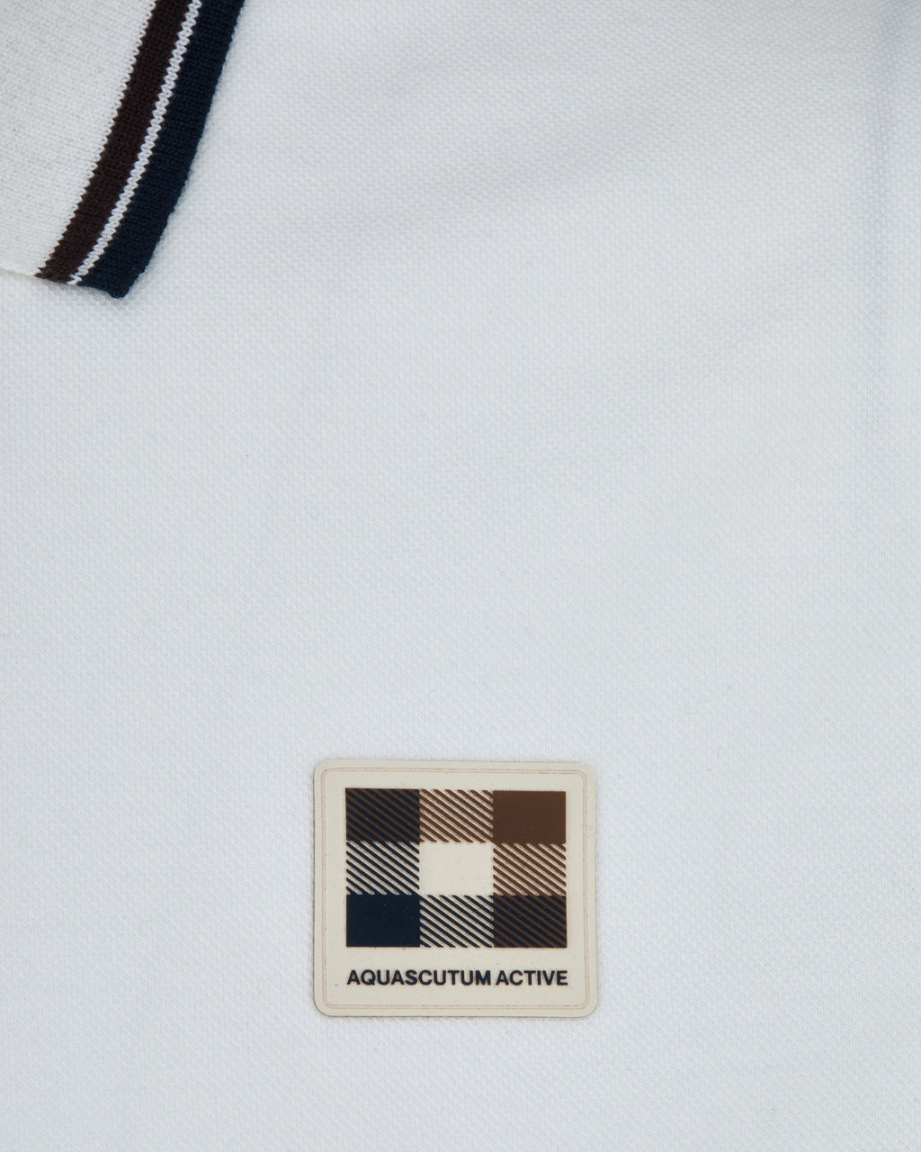 Polo manica corta Aquascutum Active STRETCH PIQUET STRIPES POLO