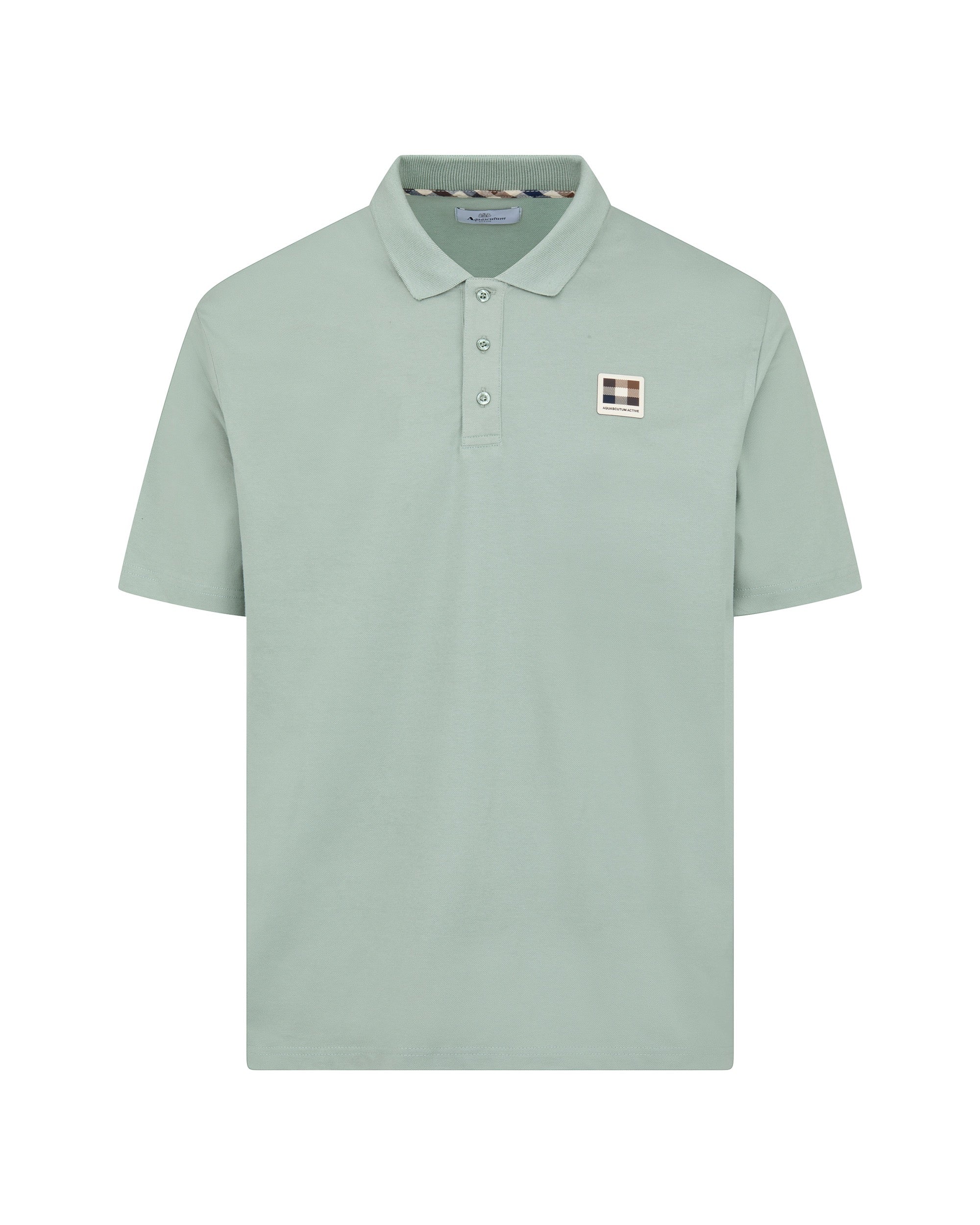 Polo manica corta Aquascutum Active STRETCH PIQUET BADGE POLO