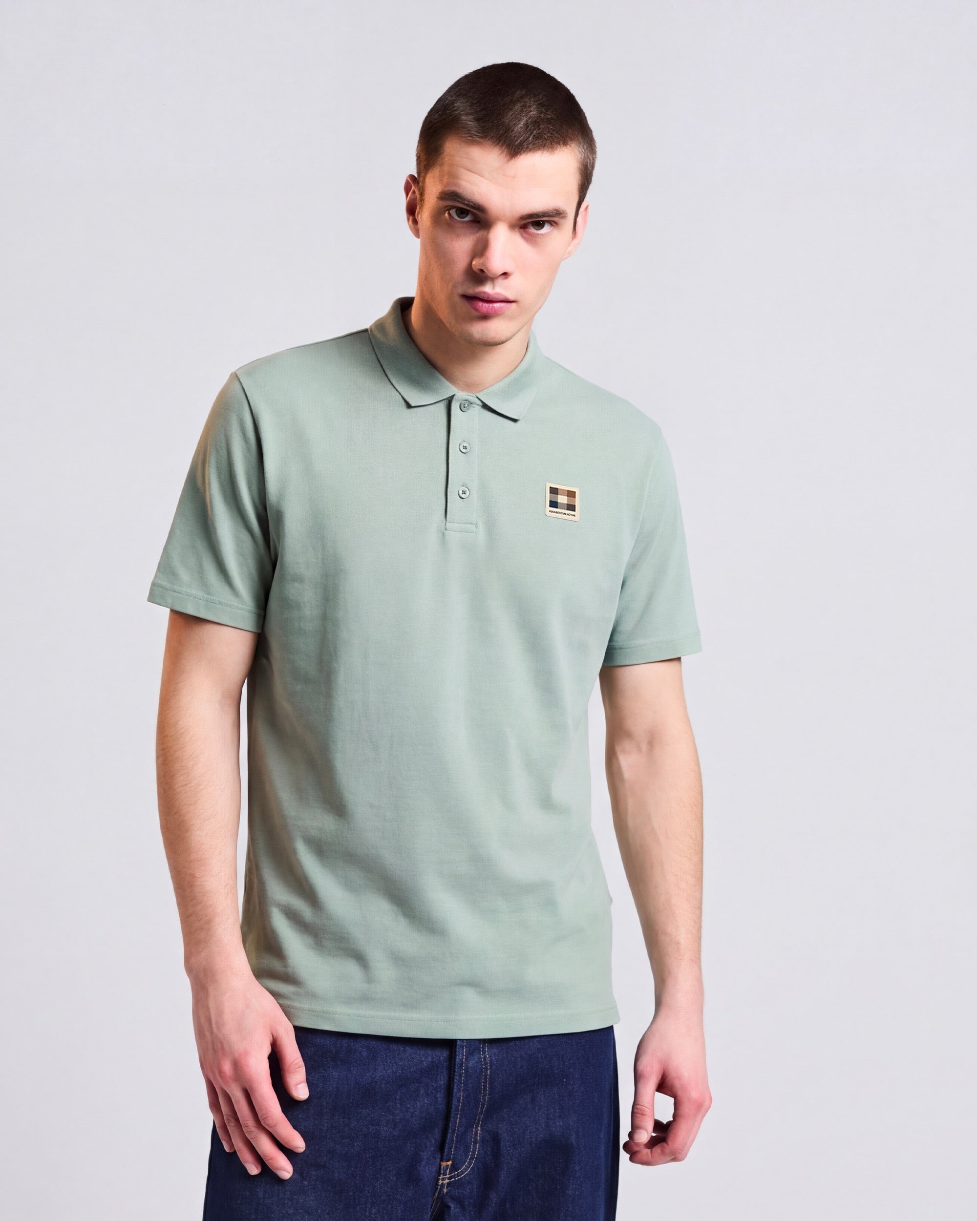 Polo shirt Aquascutum Active STRETCH PIQUET BADGE POLO