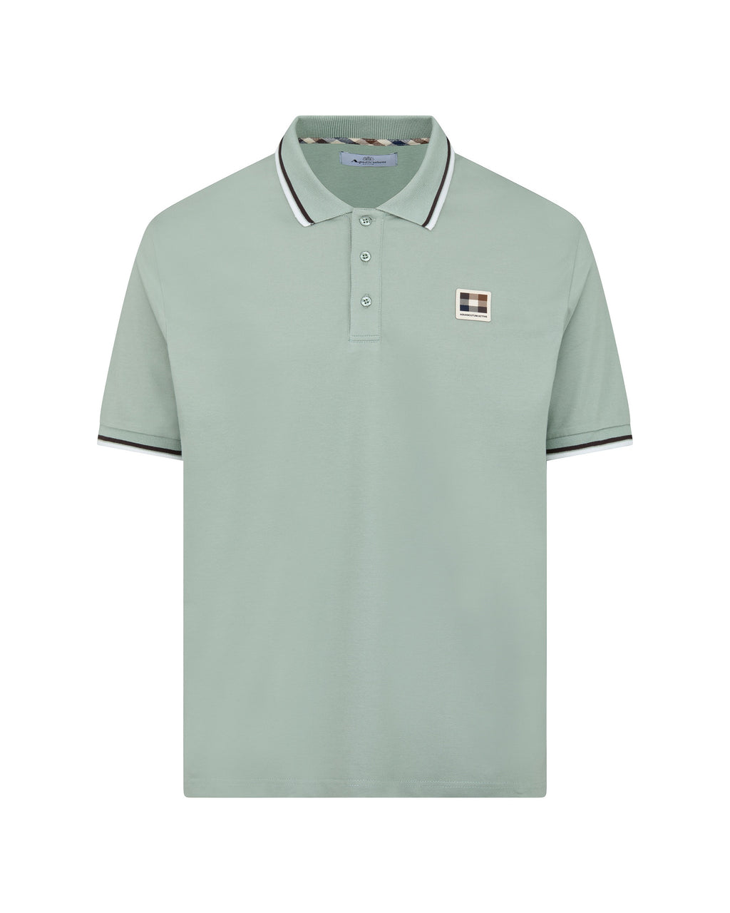 Polo manica corta Aquascutum Active STRETCH PIQUET STRIPES POLO