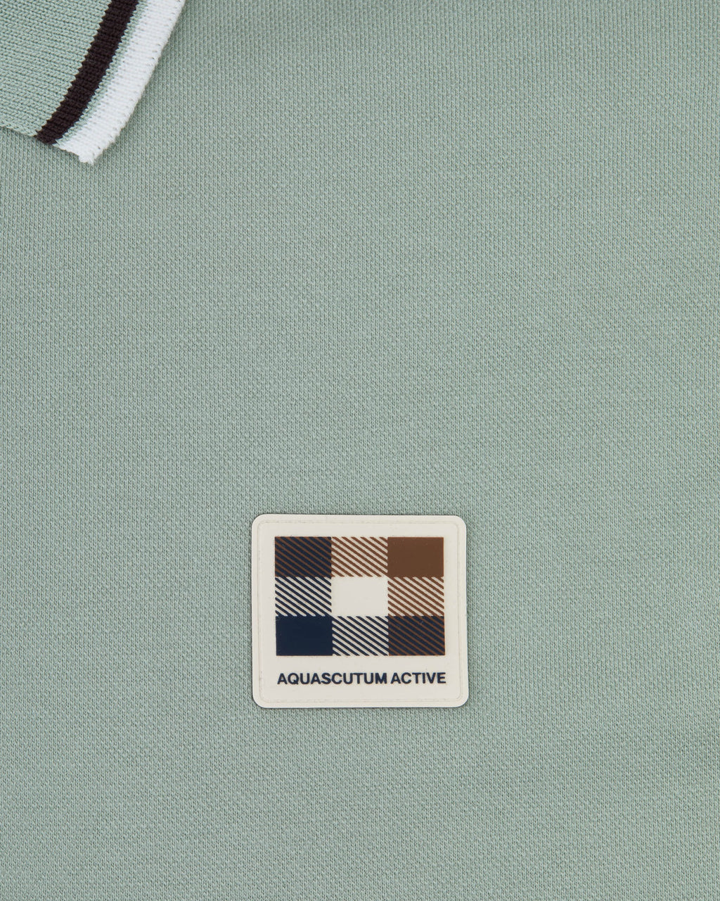 Polo manica corta Aquascutum Active STRETCH PIQUET STRIPES POLO