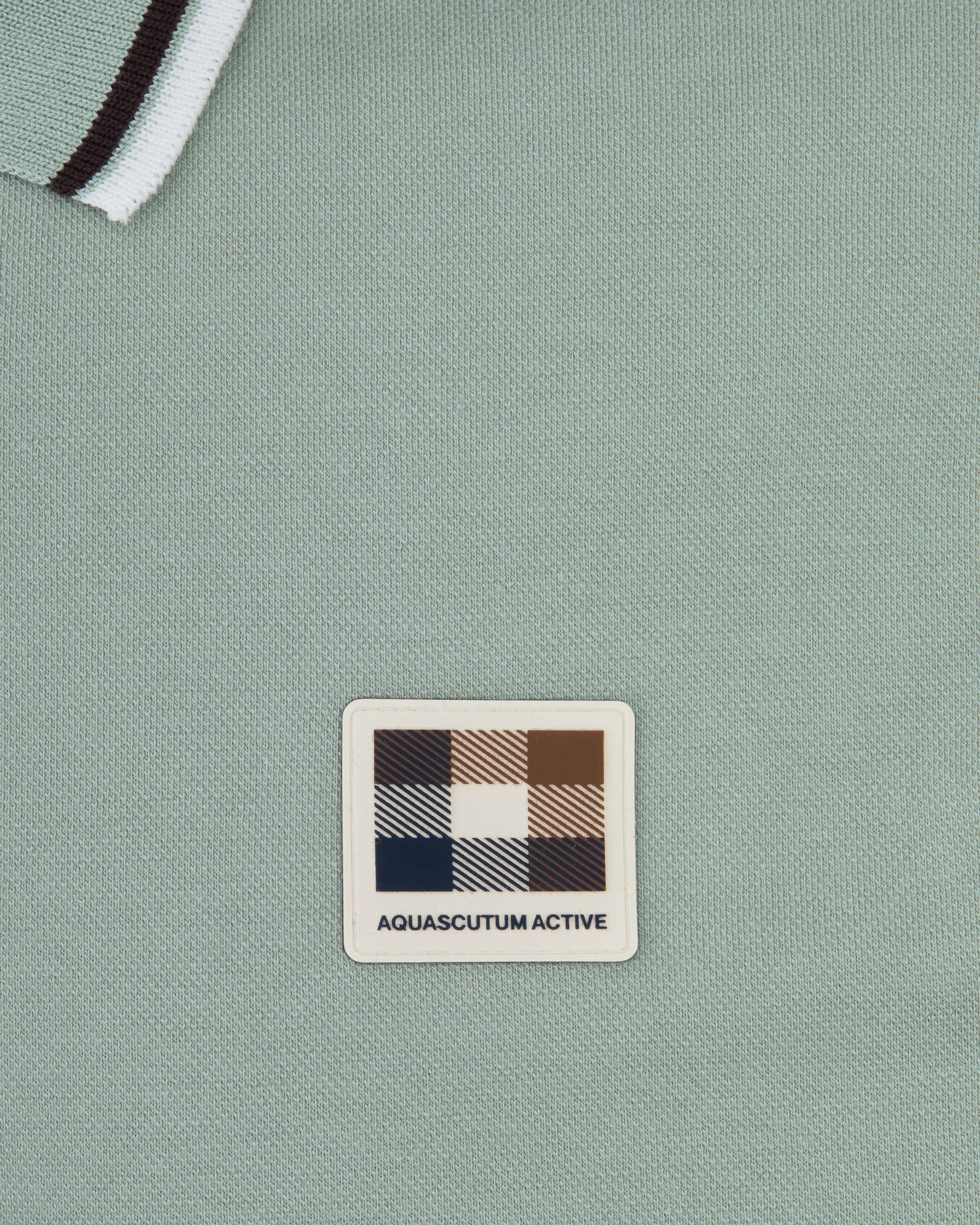 Polo manica corta Aquascutum Active STRETCH PIQUET STRIPES POLO