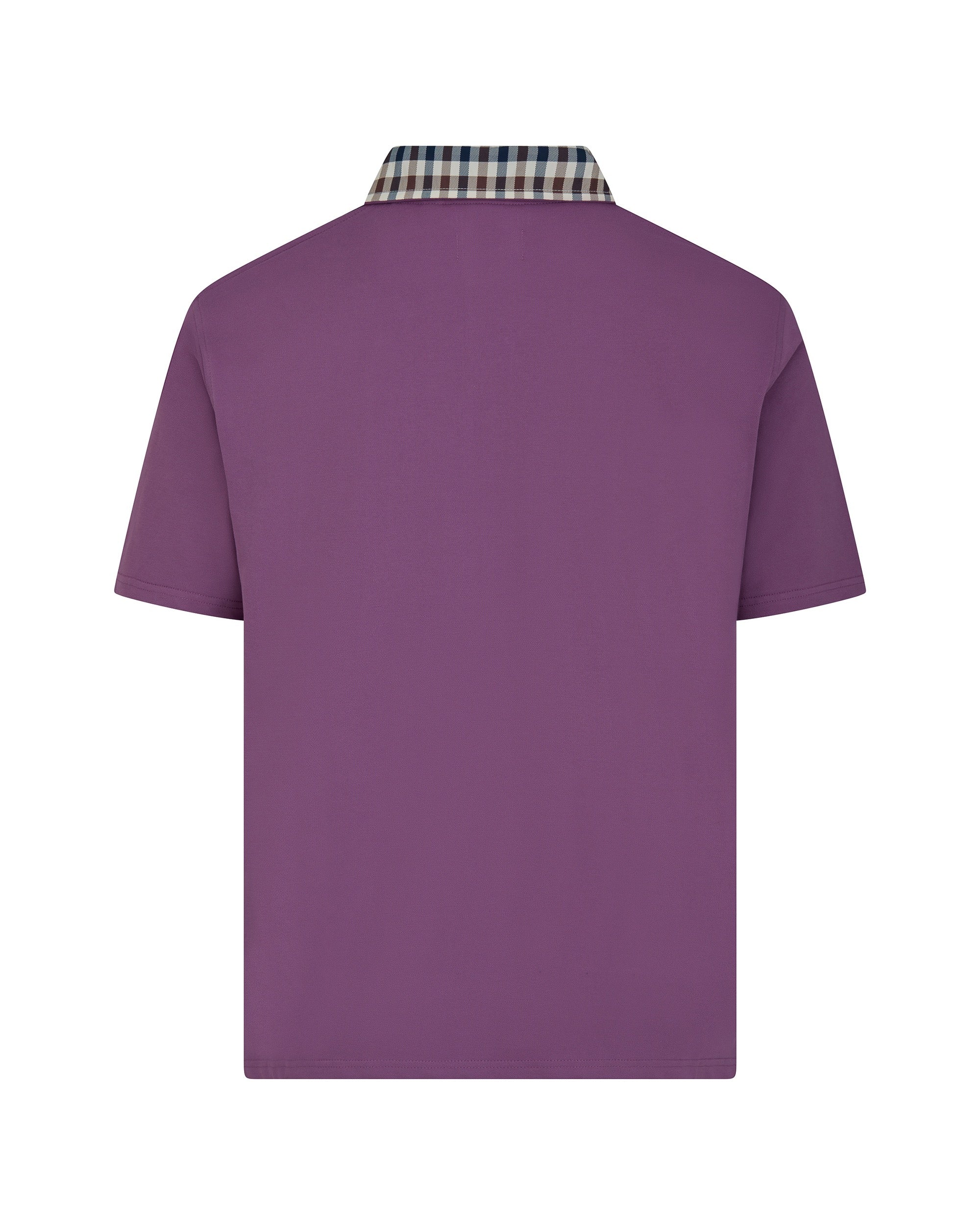 Polo manica corta Aquascutum Active CLUB CHECK COLLAR POLO