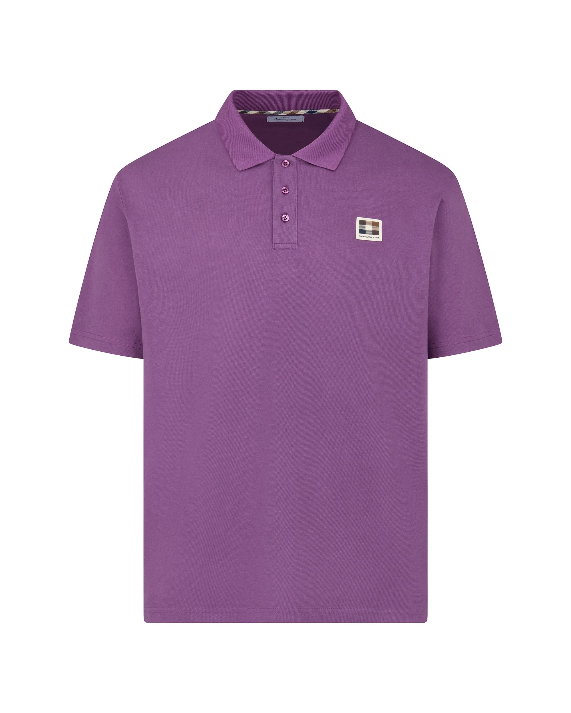 Polo manica corta Aquascutum Active STRETCH PIQUET BADGE POLO