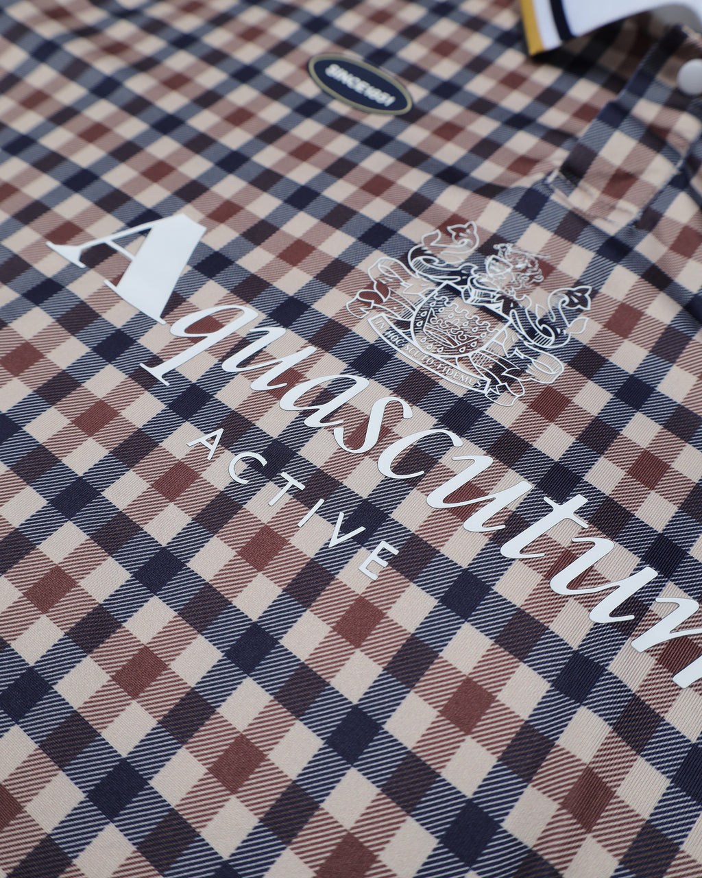 Polo manica corta Aquascutum Active SINCE 1851 AWAY FC CLUB CHECK