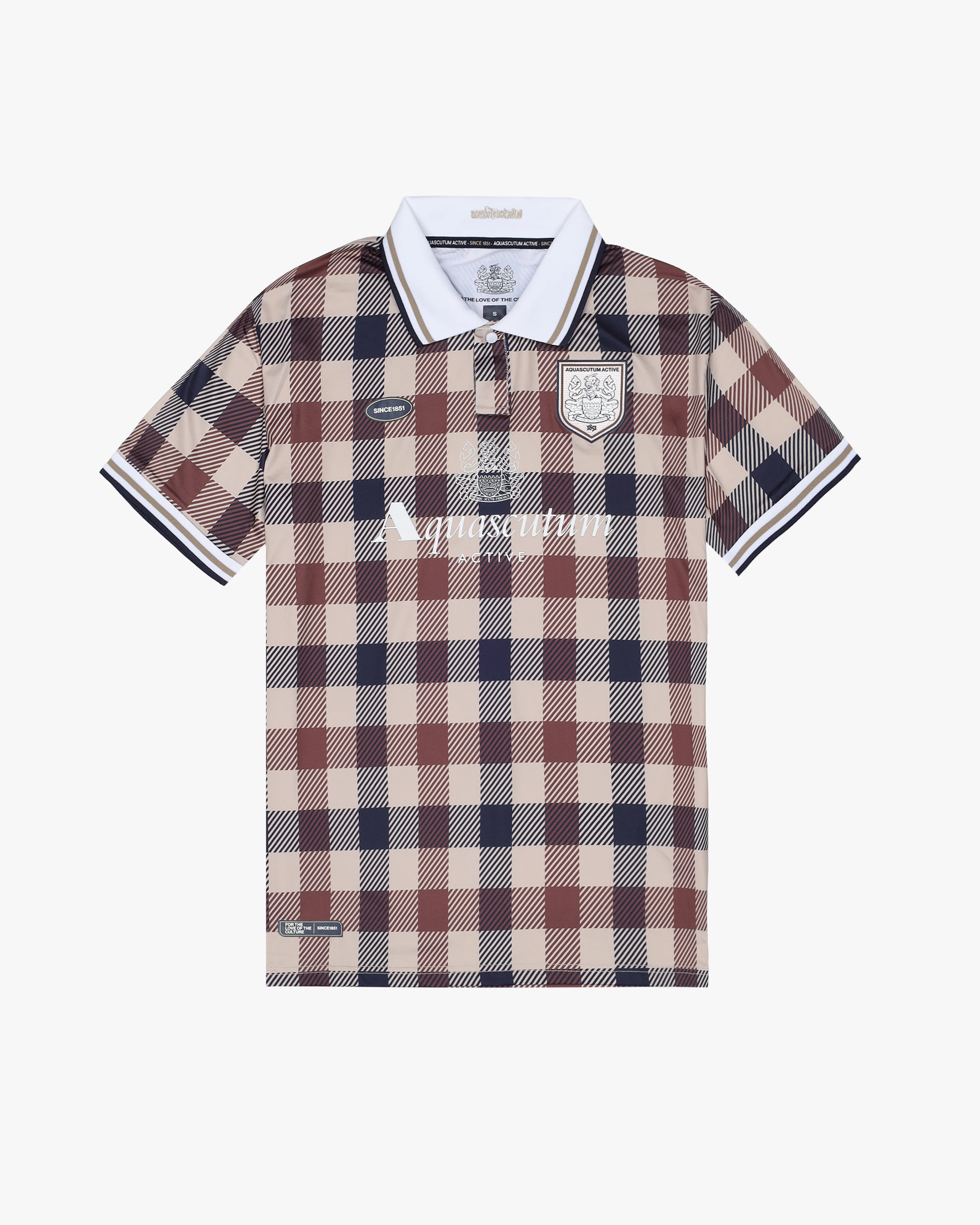 Polo shirt Aquascutum Active SINCE 1851 THIRD FC MACRO CLUB CHECK