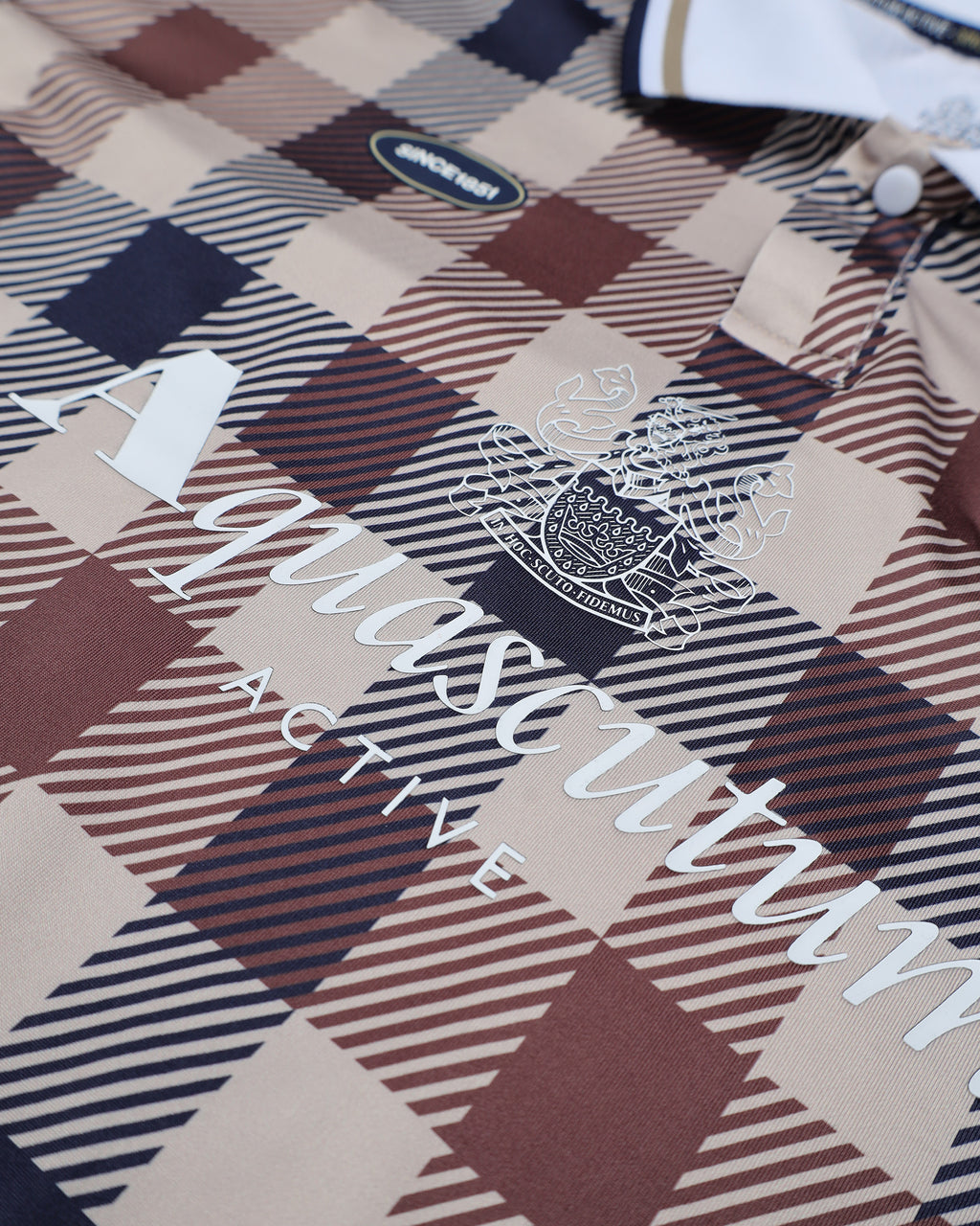 Polo shirt Aquascutum Active SINCE 1851 THIRD FC MACRO CLUB CHECK