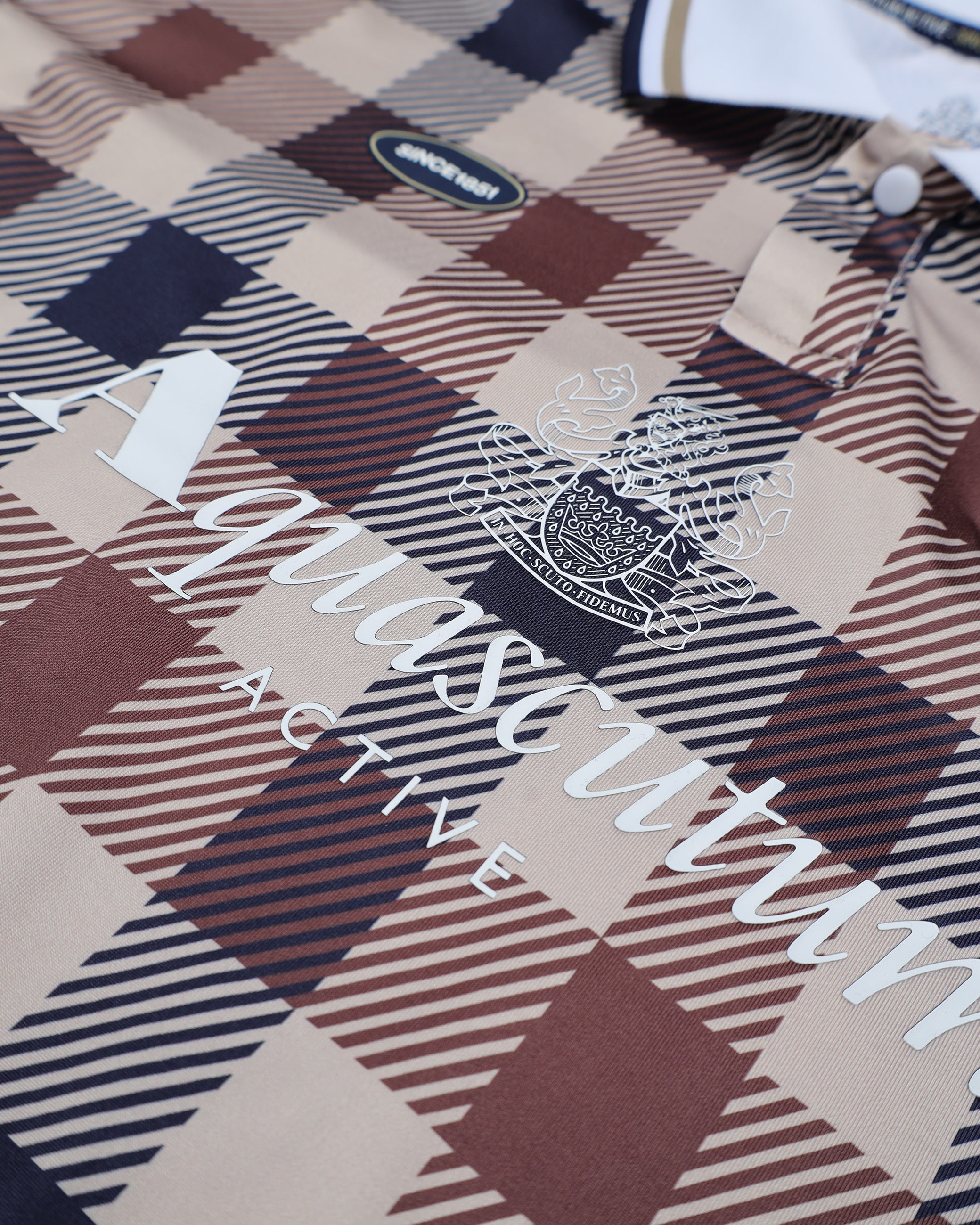 Polo shirt Aquascutum Active SINCE 1851 THIRD FC MACRO CLUB CHECK