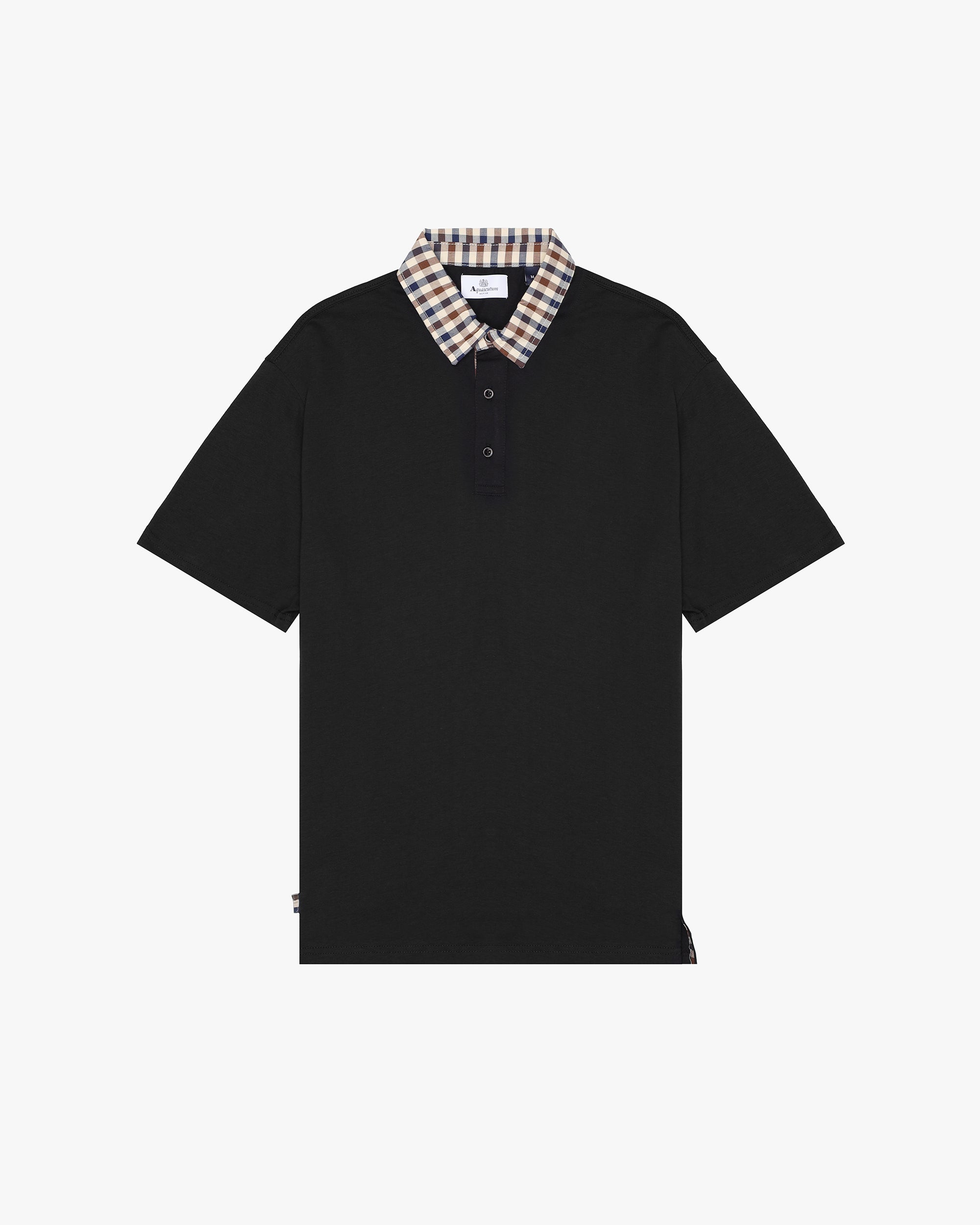 Polo manica corta Aquascutum Active CLUB CHECK COLLAR POLO