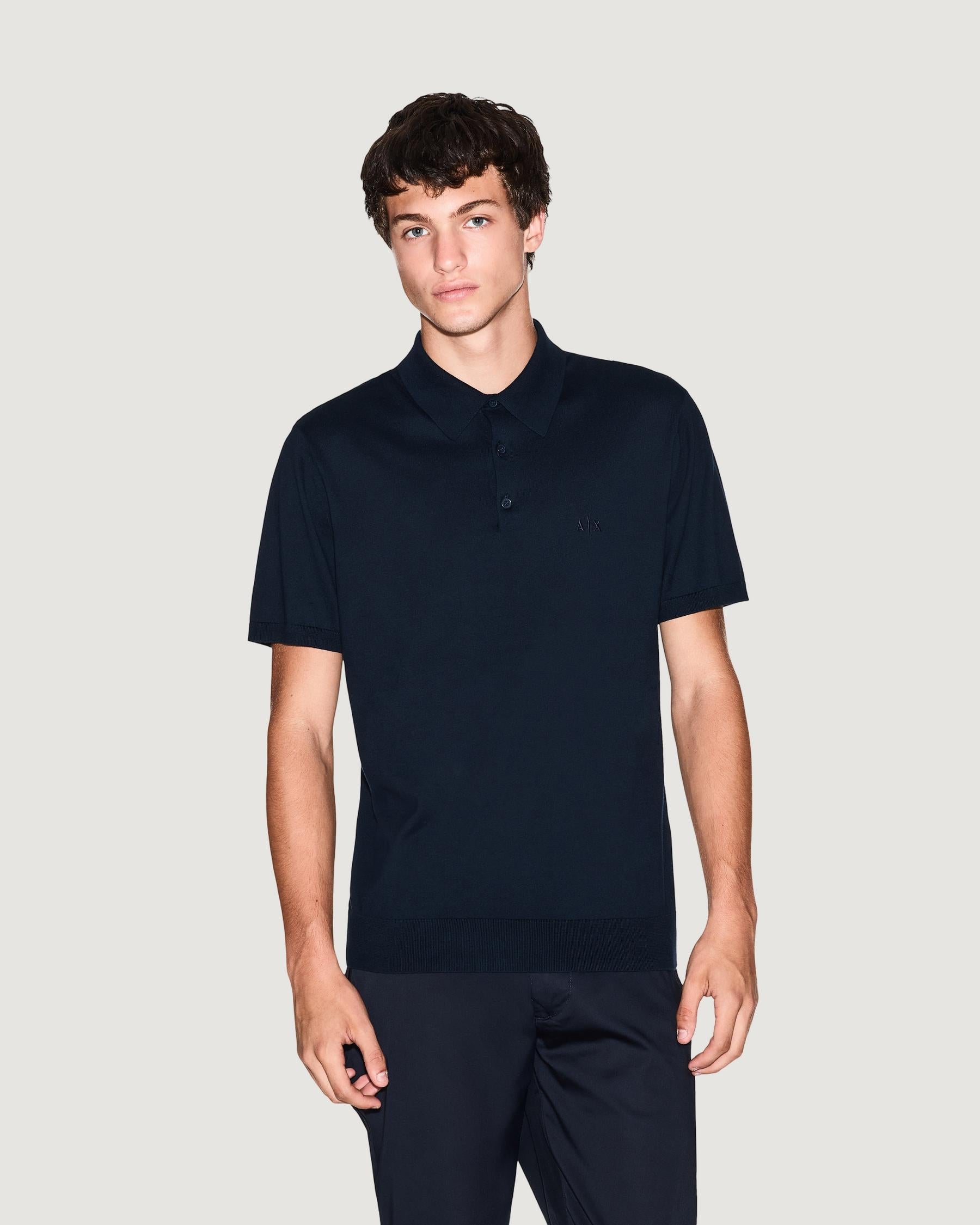 Polo manica corta Armani Exchange KNIT