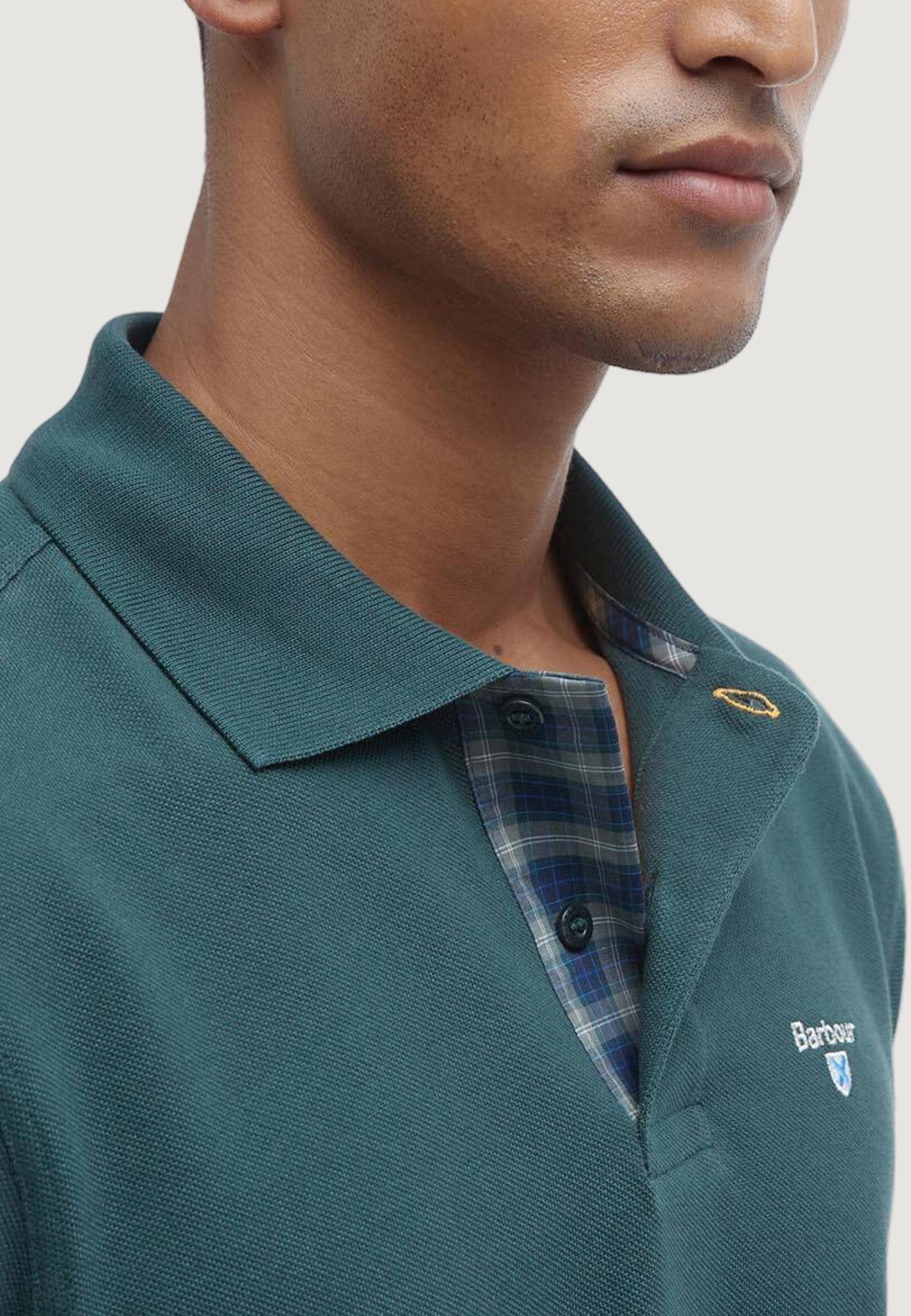 Polo shirt Barbour TARTAN PIQUE