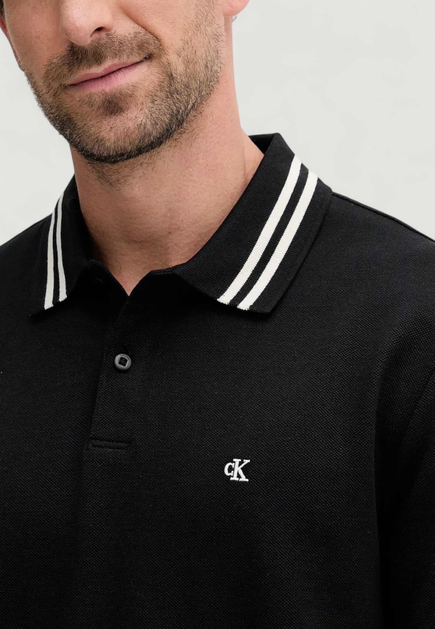 Polo manica corta Calvin Klein Jeans SS MONOGRAM PIQUE