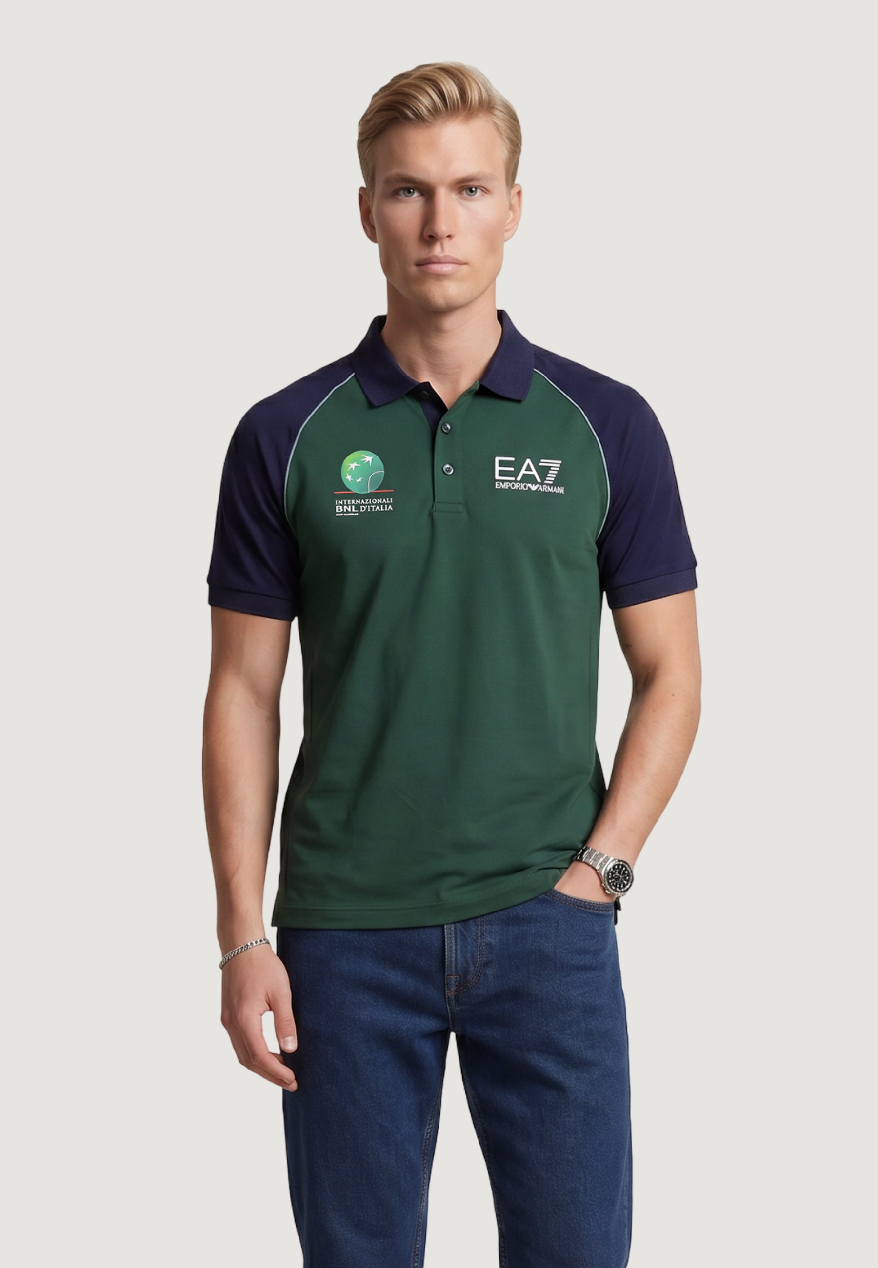 Polo manica corta EA7 Lines Men