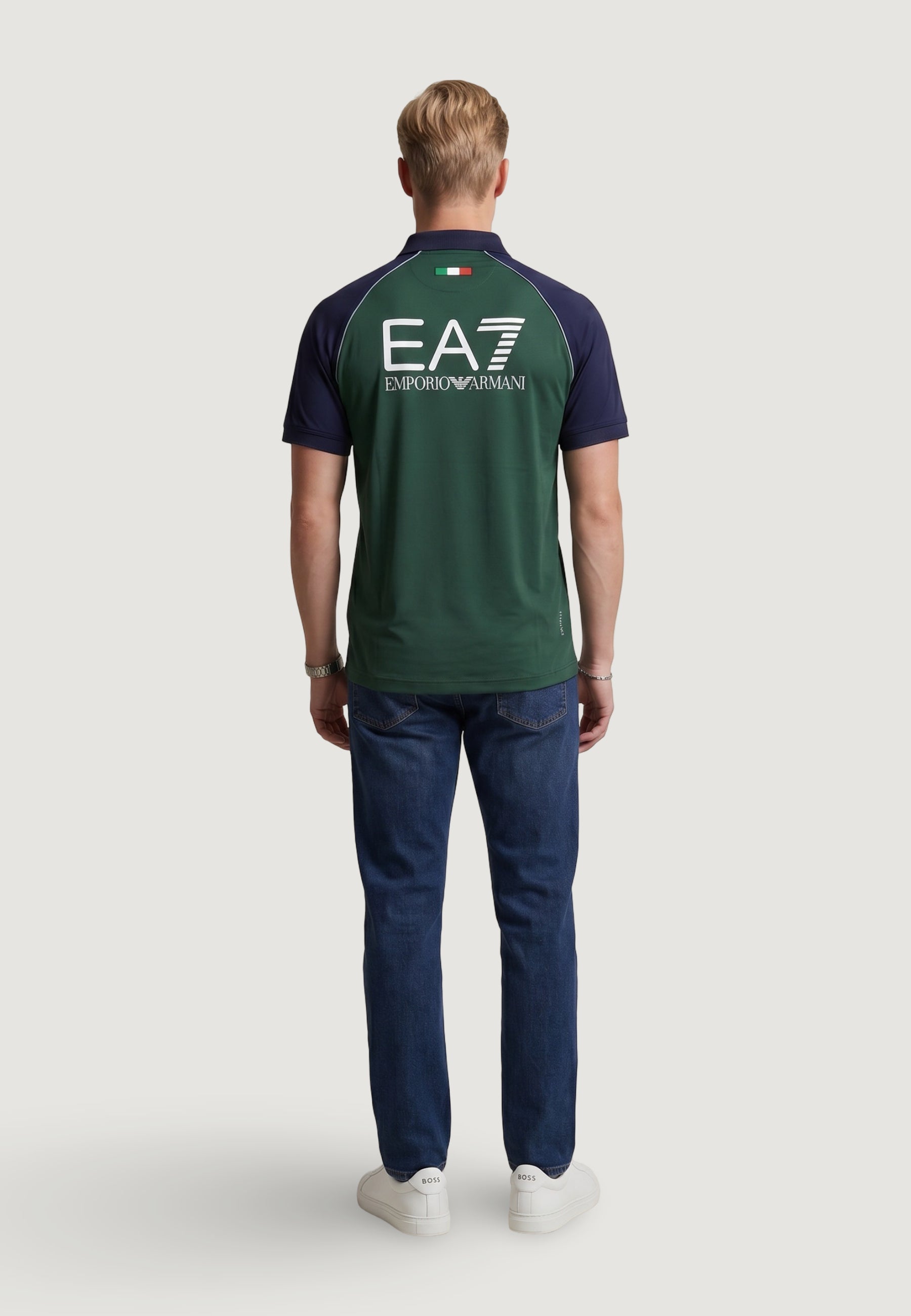 Polo manica corta EA7 Lines Men