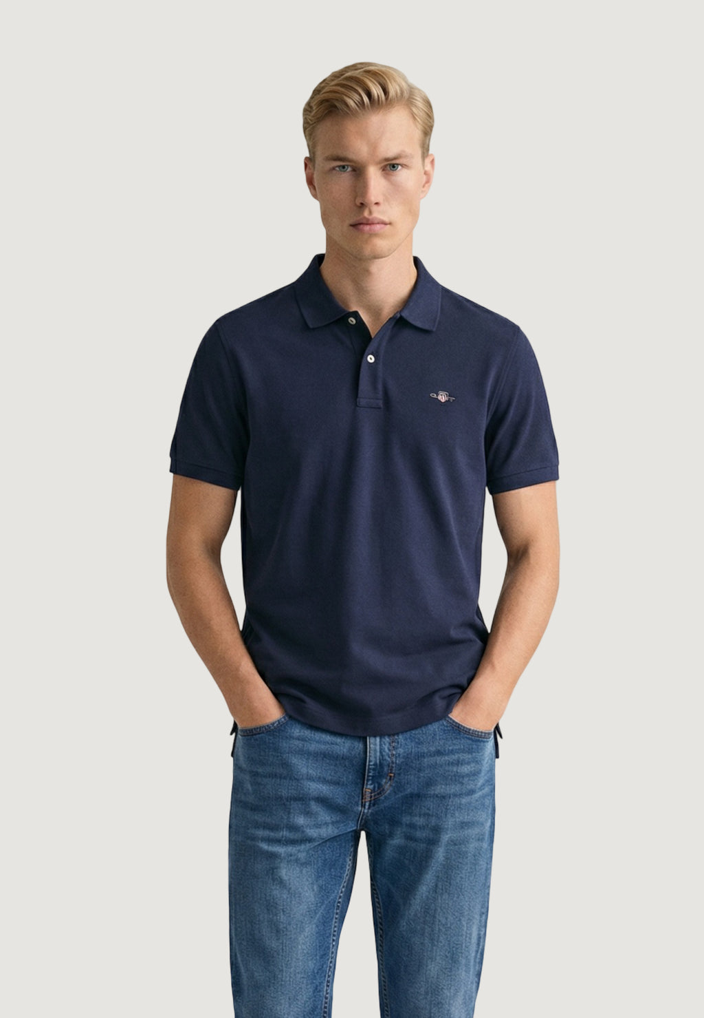 Polo shirt Gant REG SHIELD SS PIQUE POLO