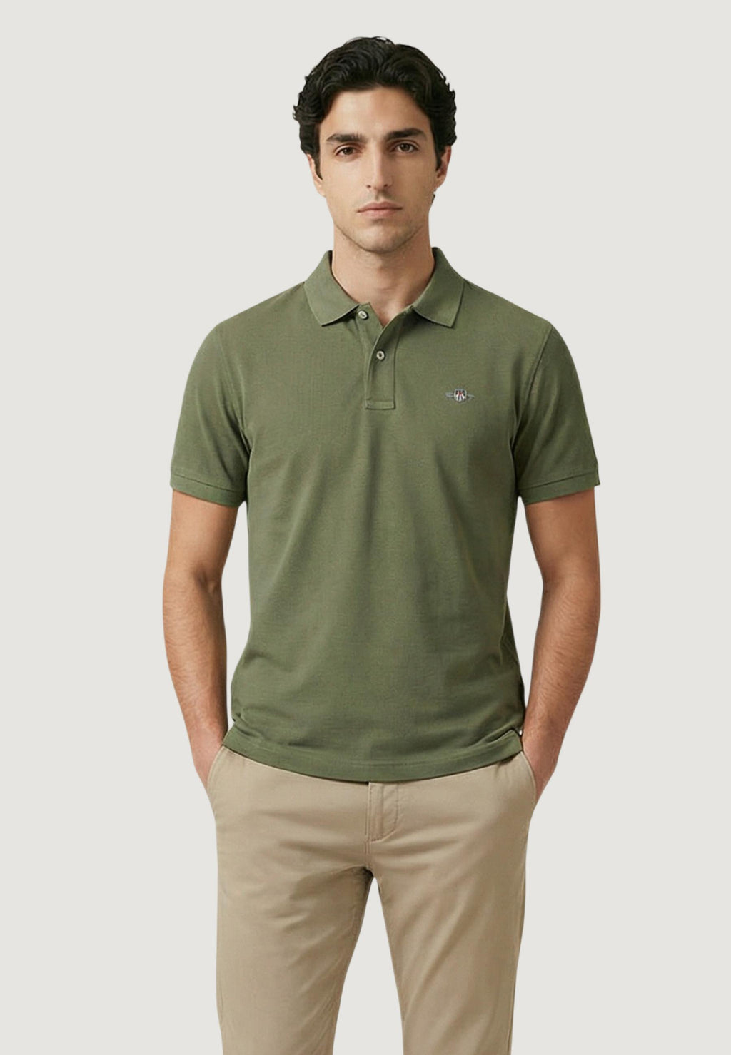 Polo manica corta Gant REG SHIELD SS PIQUE POLO