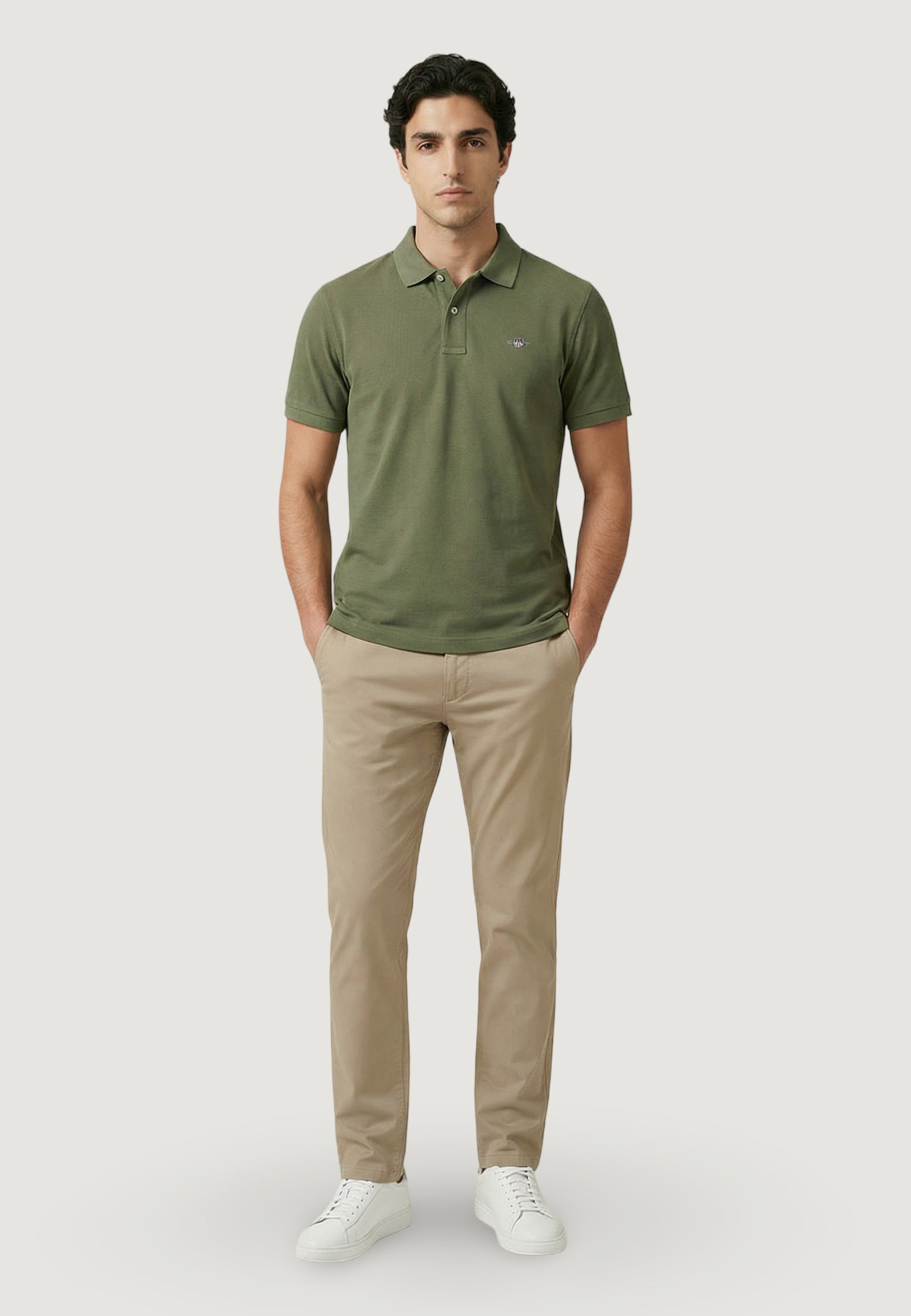 Polo manica corta Gant REG SHIELD SS PIQUE POLO