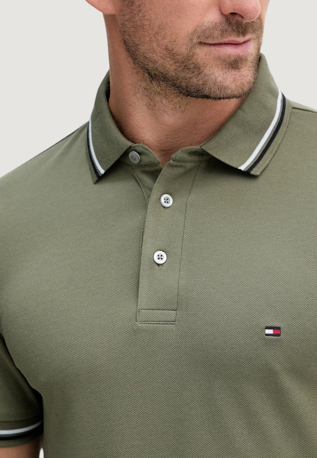 Polo manica corta Tommy Hilfiger TIPPED SLIM FIT SEAS