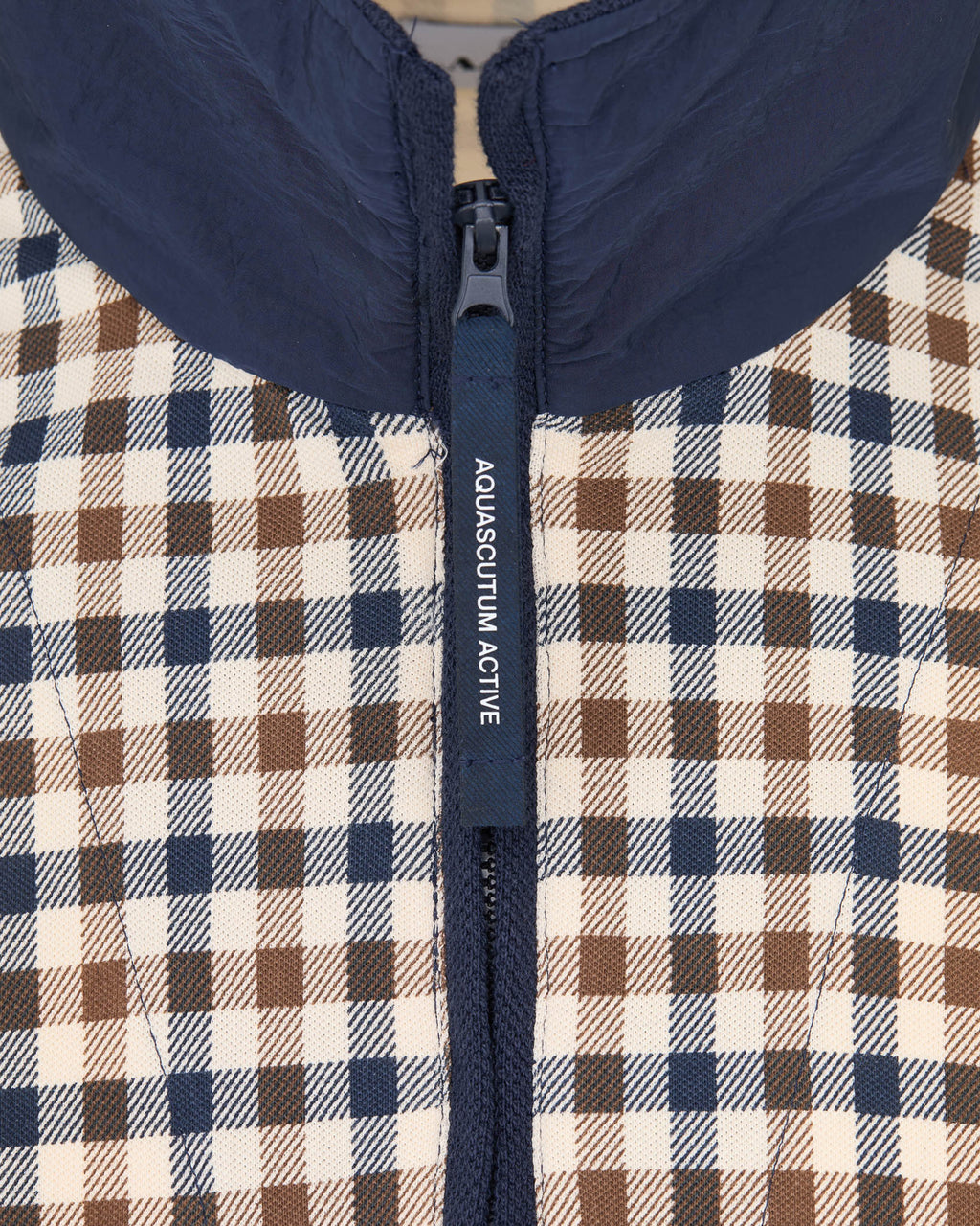 Polo manica lunga Aquascutum Active CHECK HEAVY PIQUET POLO