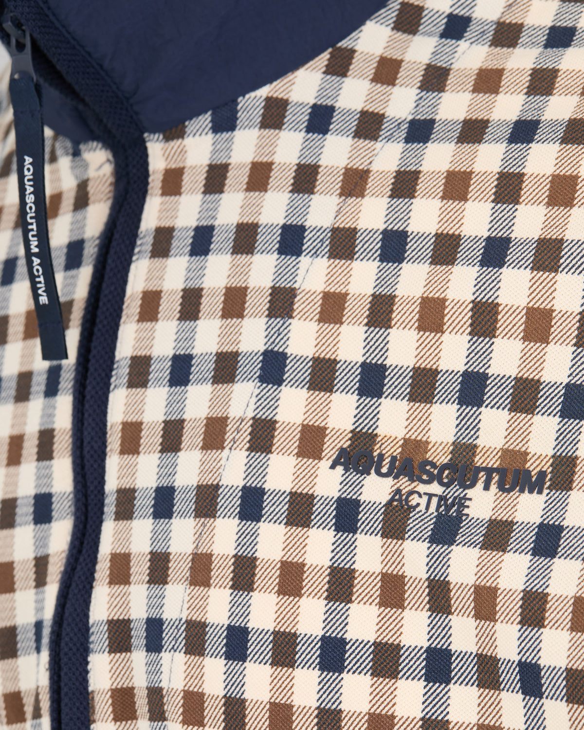Polo manica lunga Aquascutum Active CHECK HEAVY PIQUET POLO