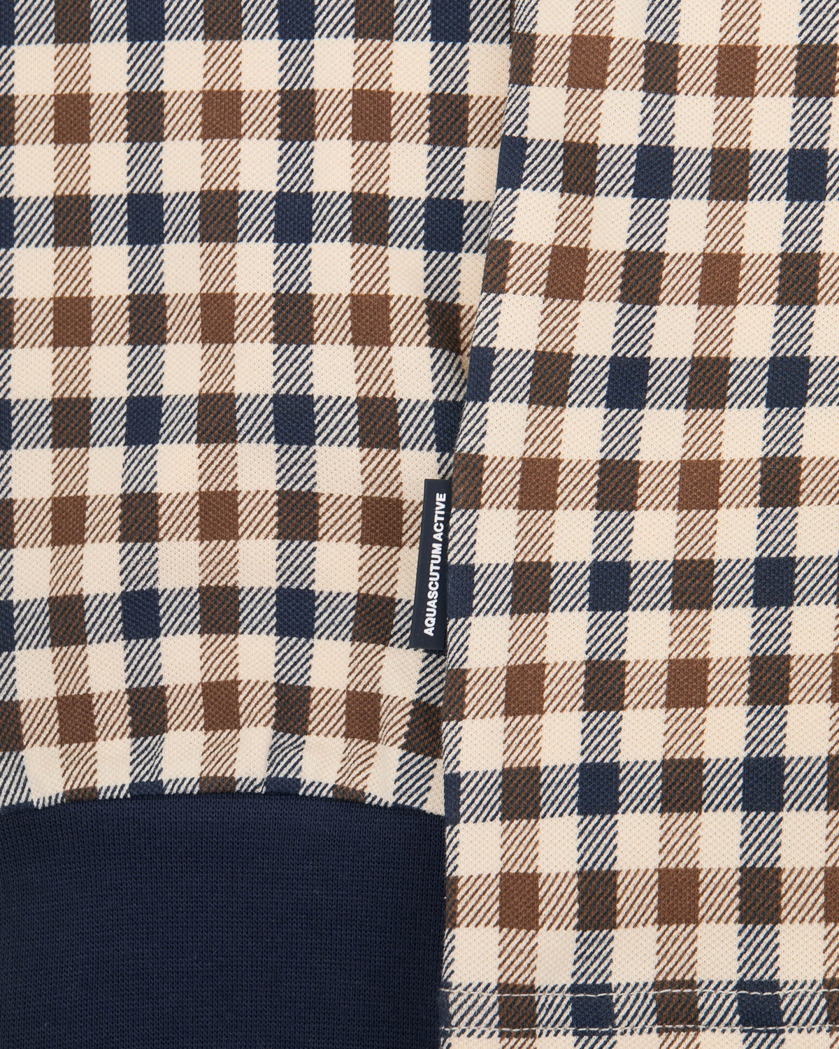 Polo manica lunga Aquascutum Active CHECK HEAVY PIQUET POLO