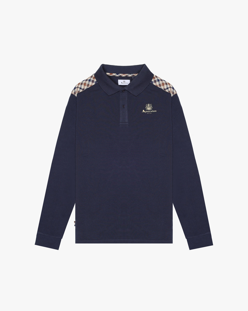 Polo manica lunga Aquascutum Active STRIPES PIQUET POLO L/S
