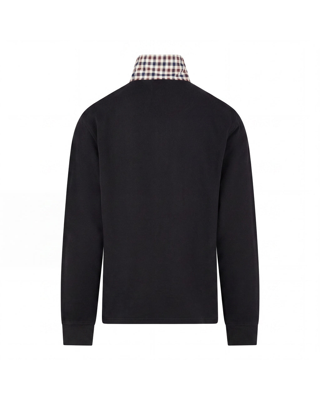 Polo manica lunga Aquascutum Active HEAVY PIQUET COLLAR ZIP POLO