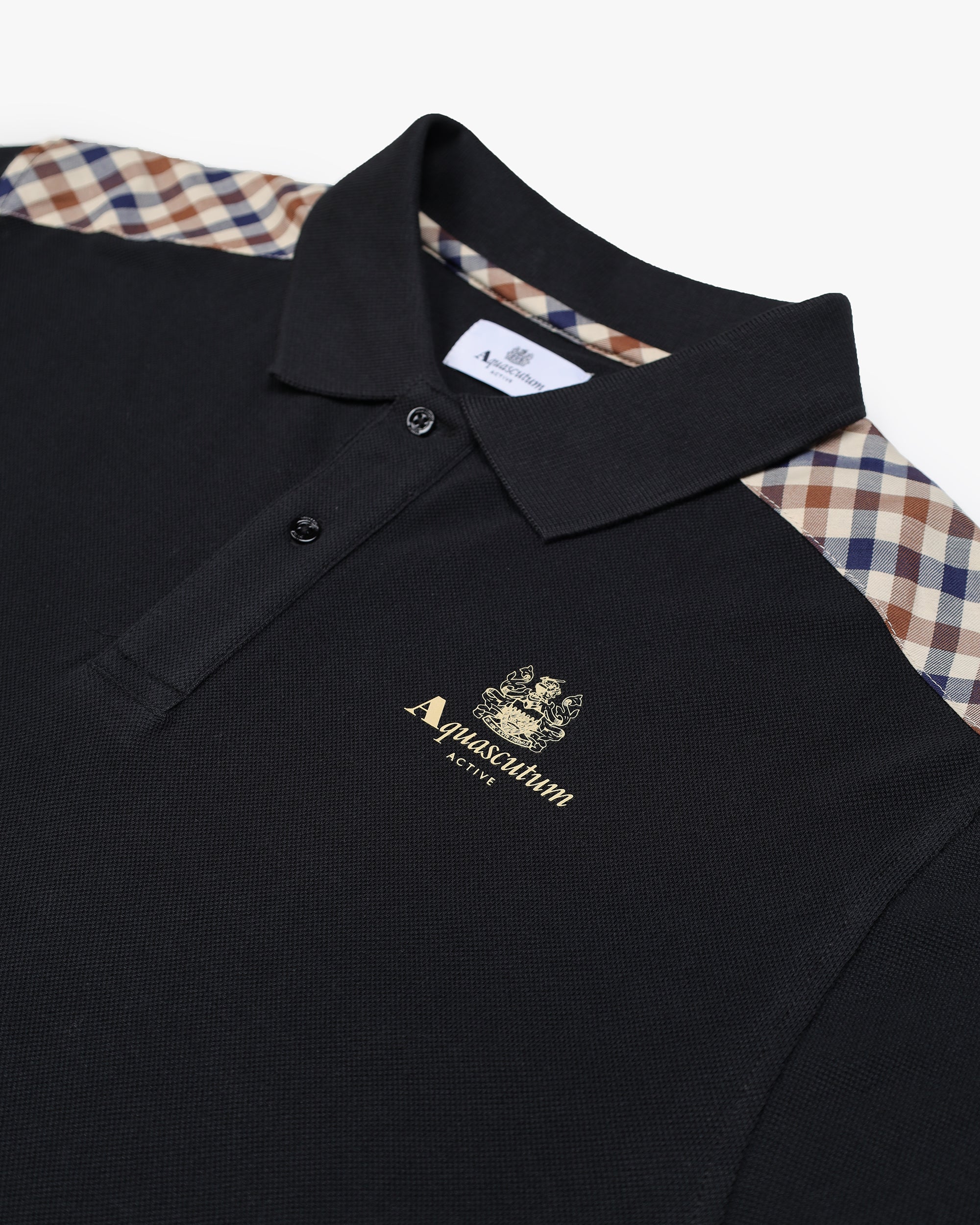 Polo manica lunga Aquascutum Active STRIPES PIQUET POLO L/S