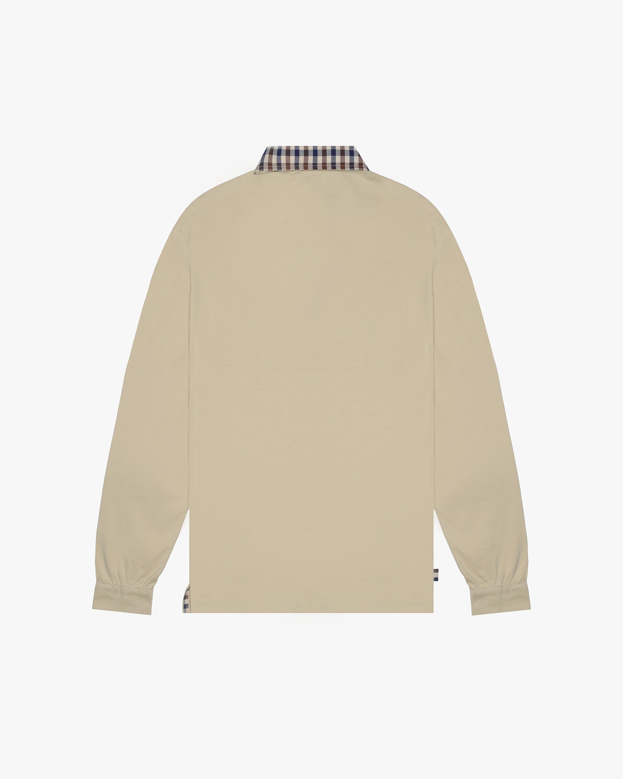 Polo manica lunga Aquascutum Active CLUB CHECK COLLAR POLO L/S