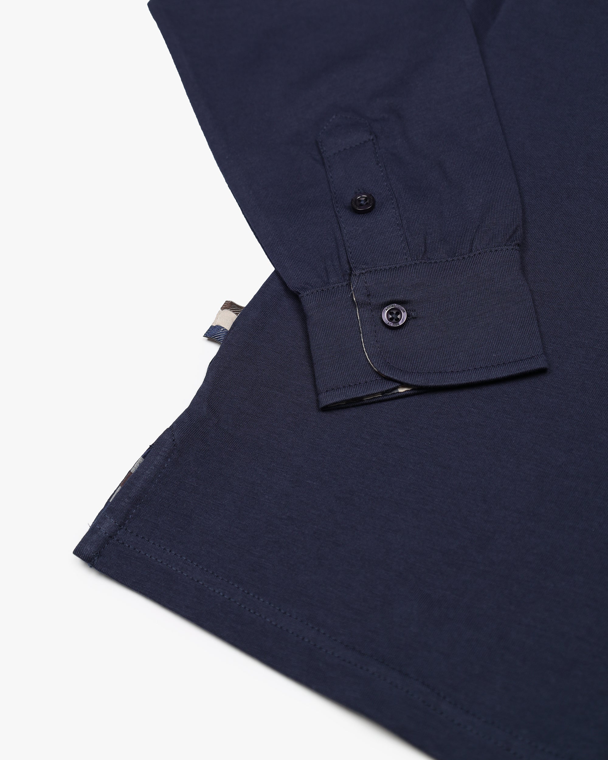 Polo manica lunga Aquascutum Active CLUB CHECK COLLAR POLO L/S