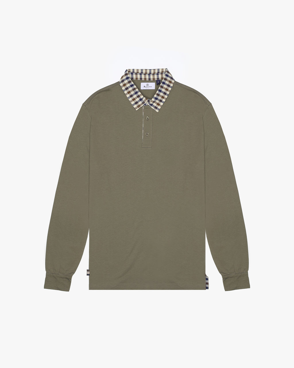 Polo manica lunga Aquascutum Active CLUB CHECK COLLAR POLO L/S