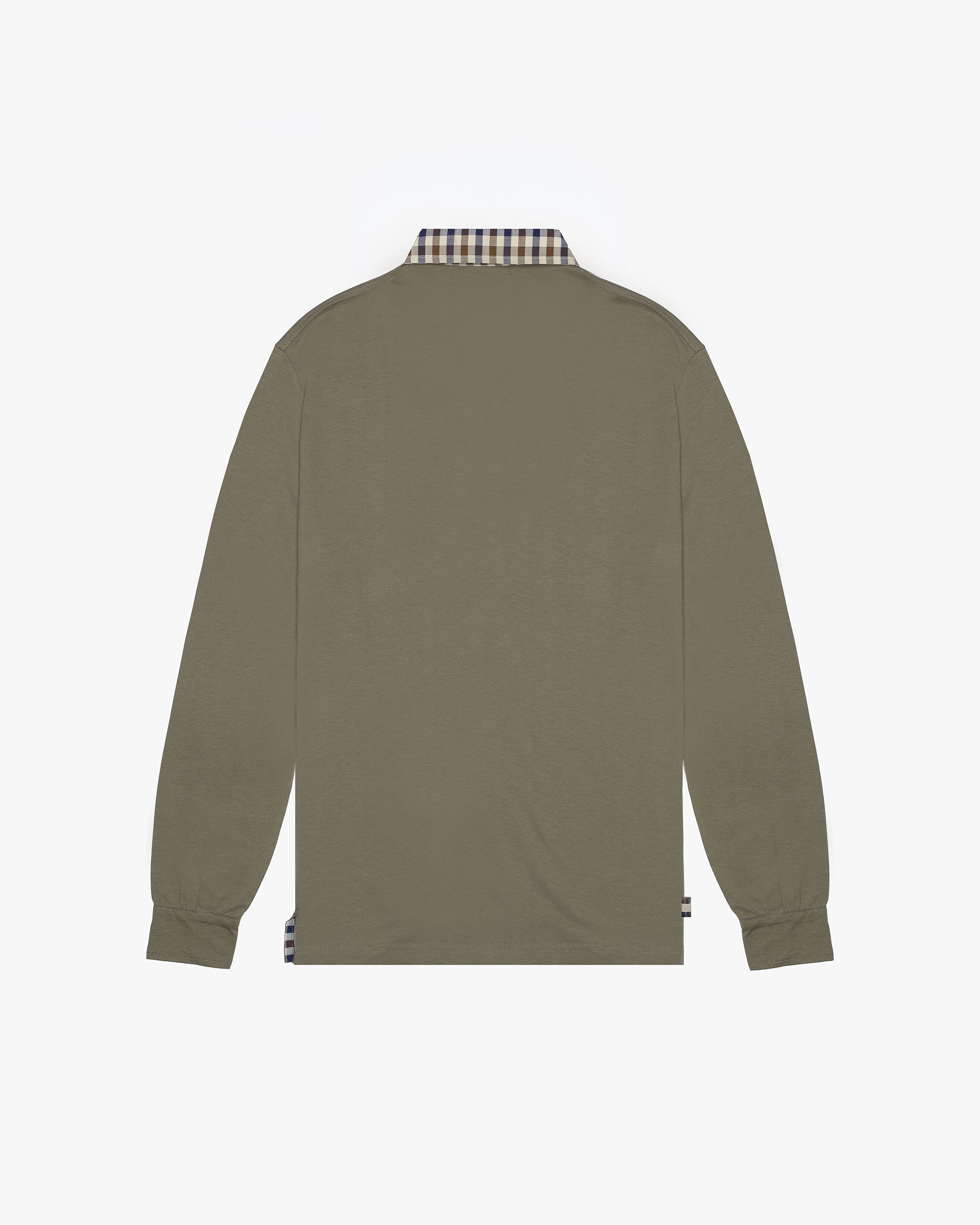 Polo manica lunga Aquascutum Active CLUB CHECK COLLAR POLO L/S