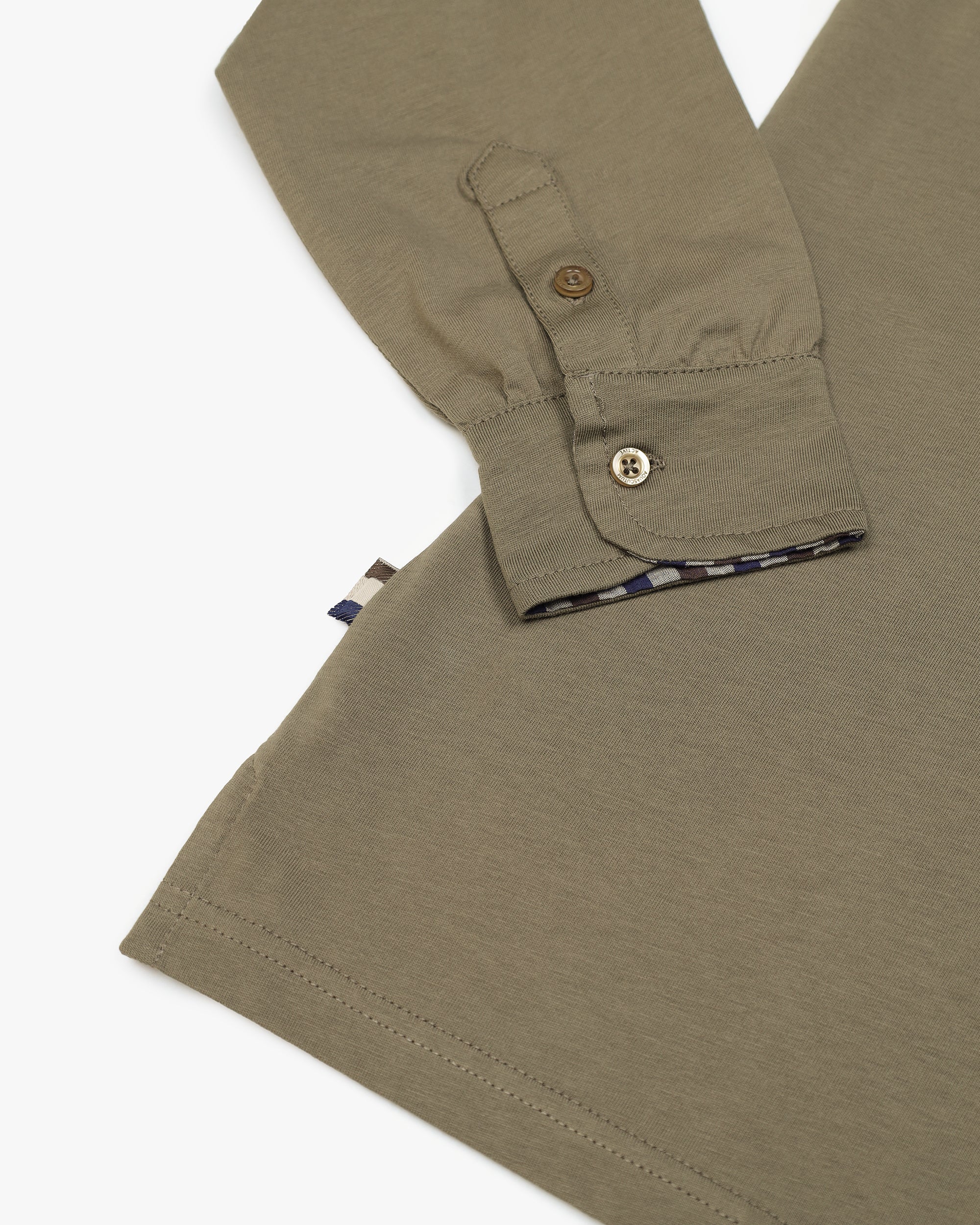 Polo manica lunga Aquascutum Active CLUB CHECK COLLAR POLO L/S