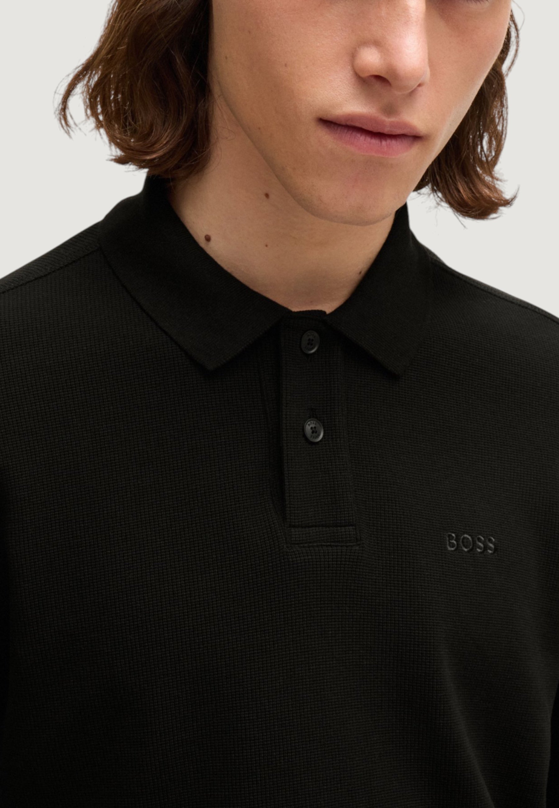 Polo manica lunga Boss Petempestolong 10262290 01