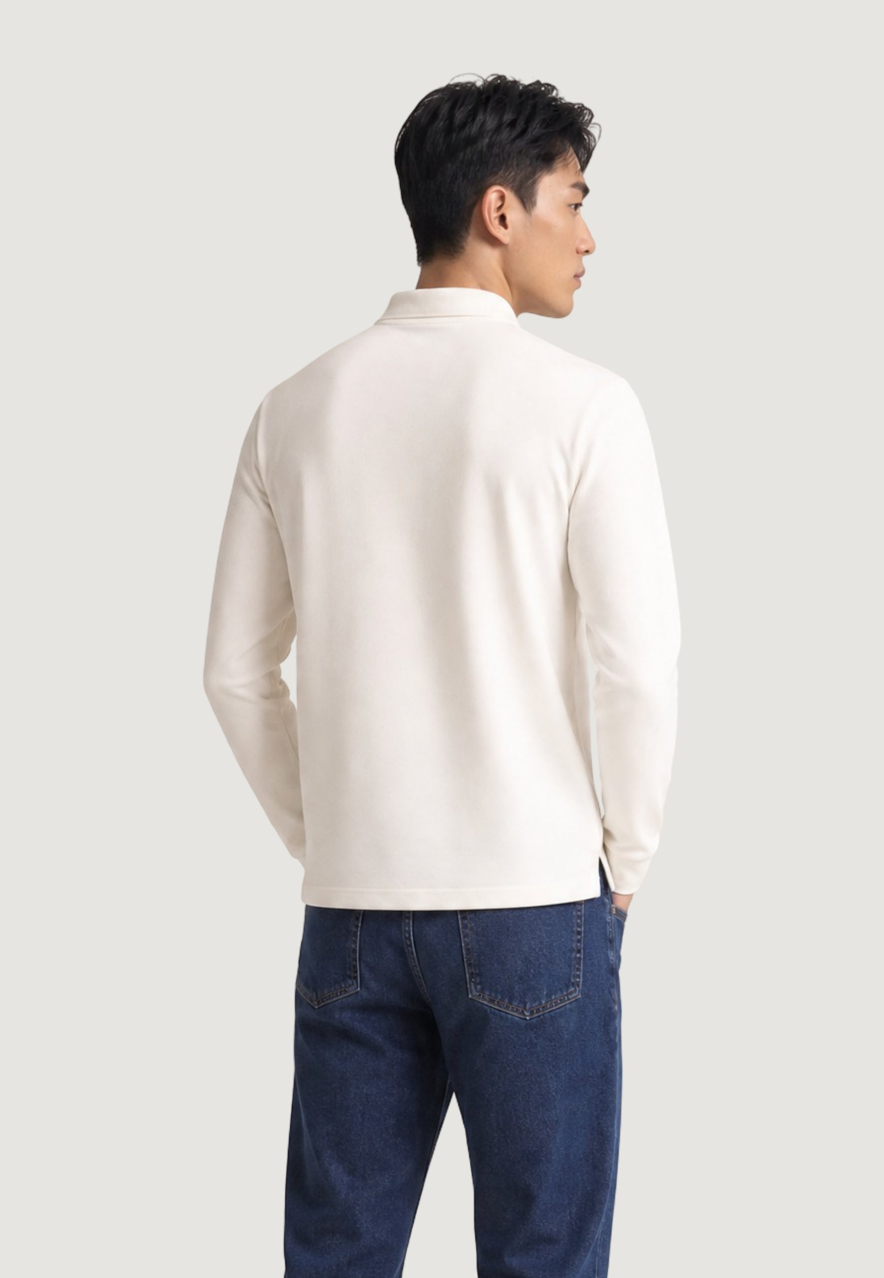 Polo manica lunga Tommy Hilfiger Jeans DM0DM23630