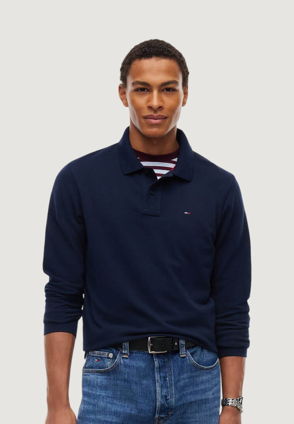 Polo manica lunga Tommy Hilfiger Jeans DM0DM23630