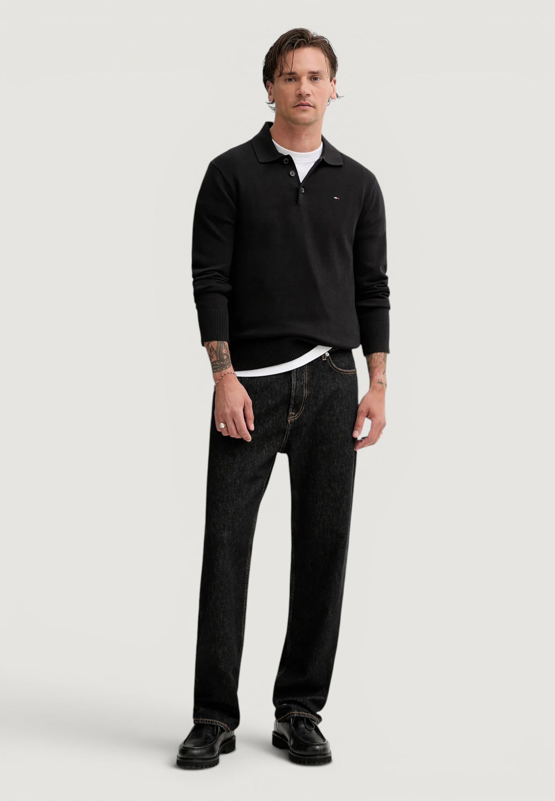Polo manica lunga Tommy Hilfiger Jeans TJM SLIM ESSENTIAL P