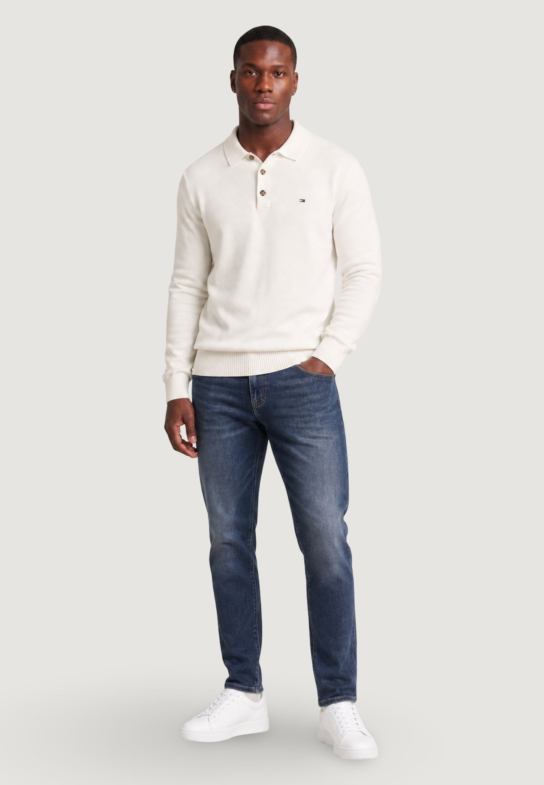 Polo manica lunga Tommy Hilfiger Jeans TJM SLIM ESSENTIAL P