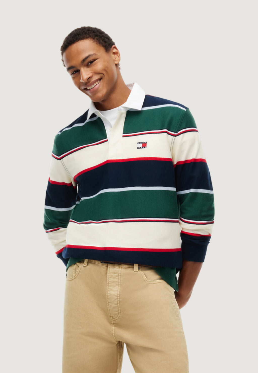 Polo manica lunga Tommy Hilfiger Jeans DM0DM23627