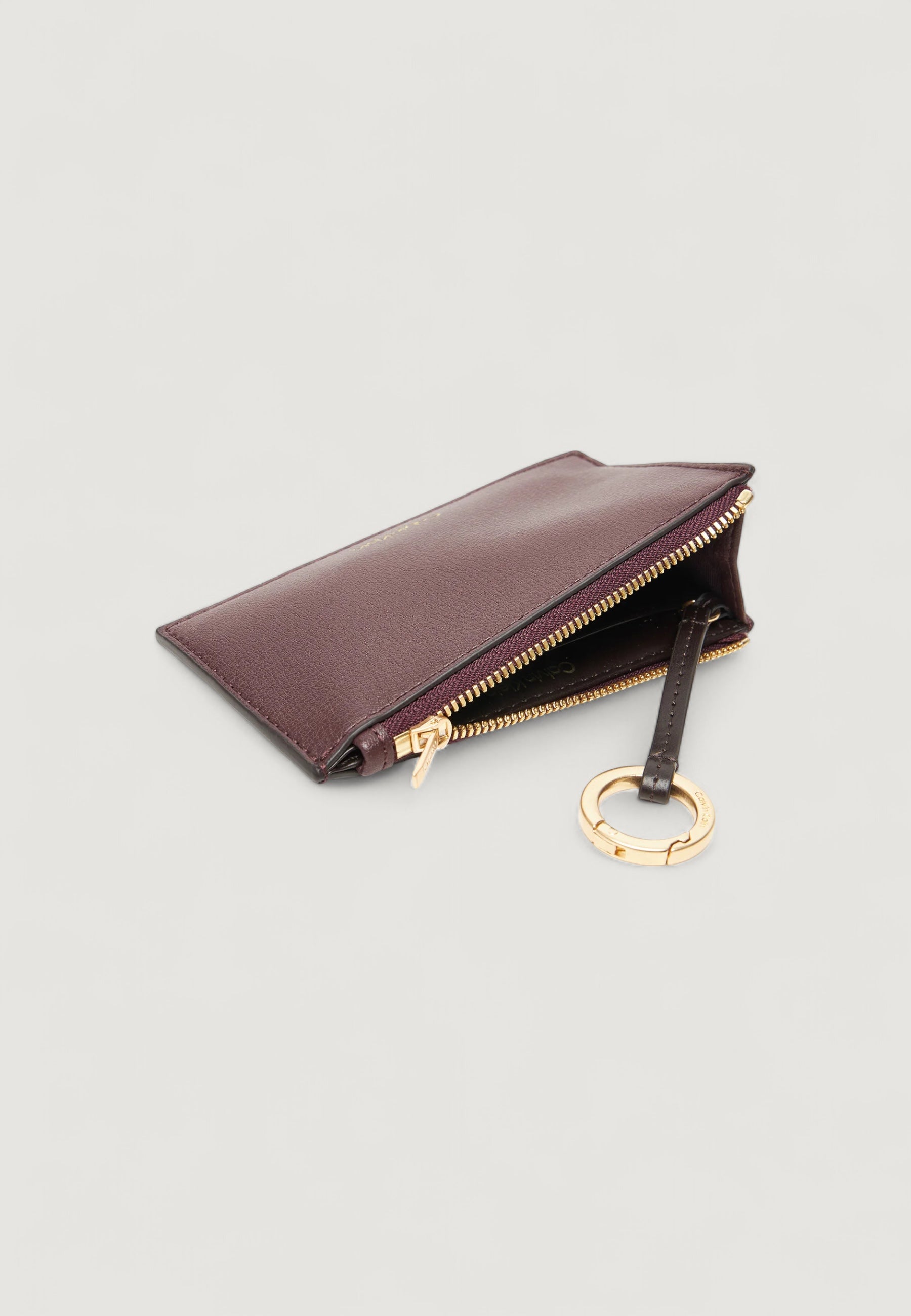 Portacarte Calvin Klein FOIL LOGO TOP ZIP CARDCASE