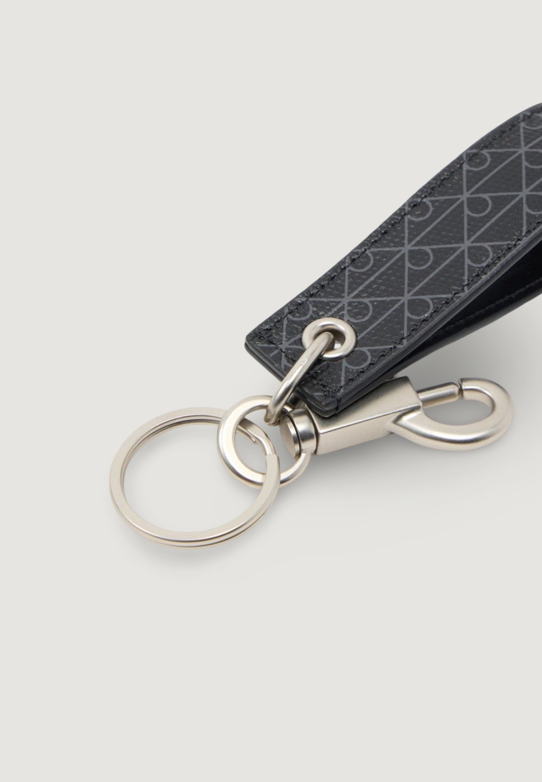 Keyring Calvin Klein EMBLEM AOP COATED KEY FOB