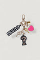 Portachiave Guess MULTI CHARM KEYCHAIN