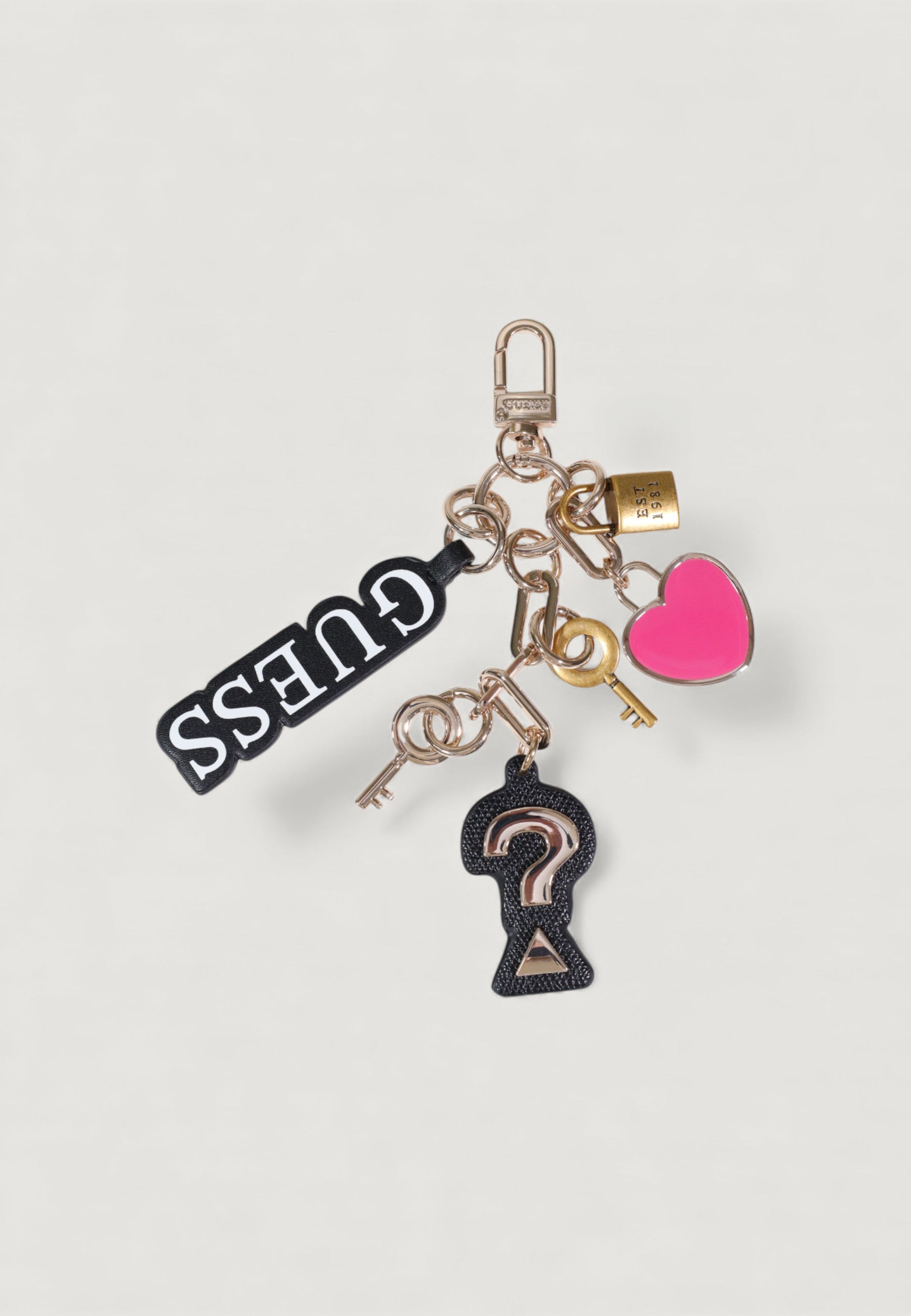 Portachiave Guess MULTI CHARM KEYCHAIN