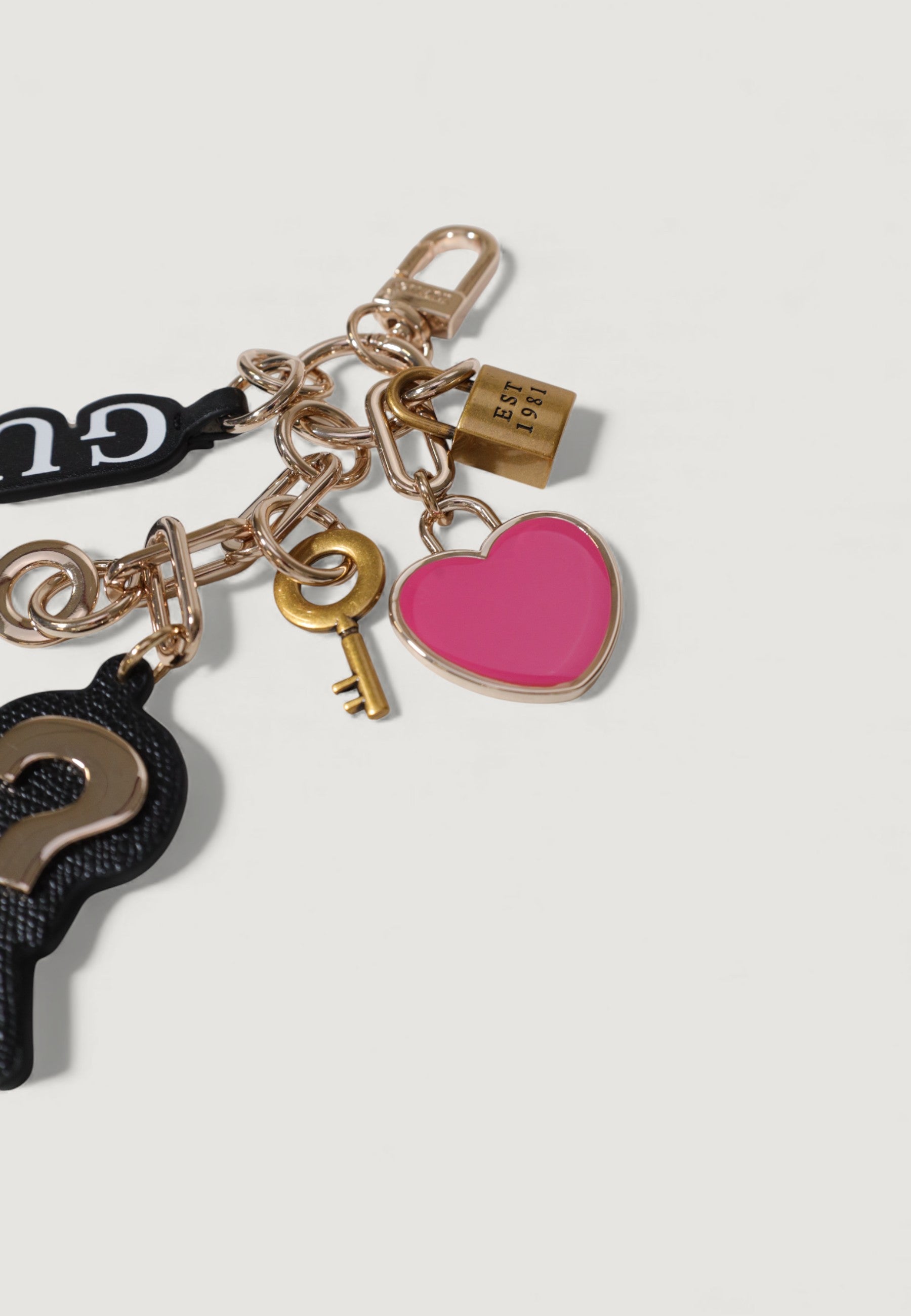 Portachiave Guess MULTI CHARM KEYCHAIN