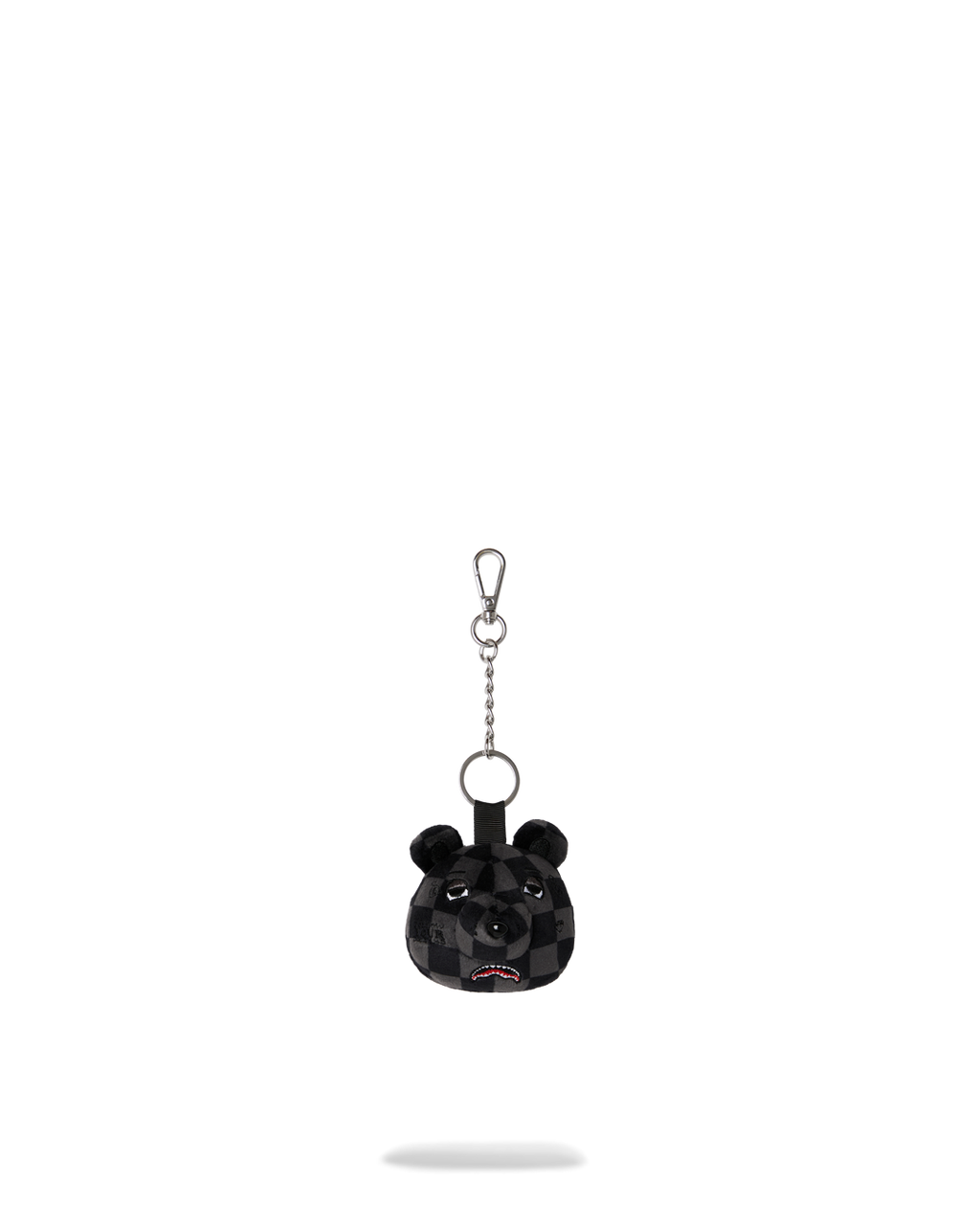 Portachiave Sprayground GREY CHECKER BEAR HEAD KEYCHAIN