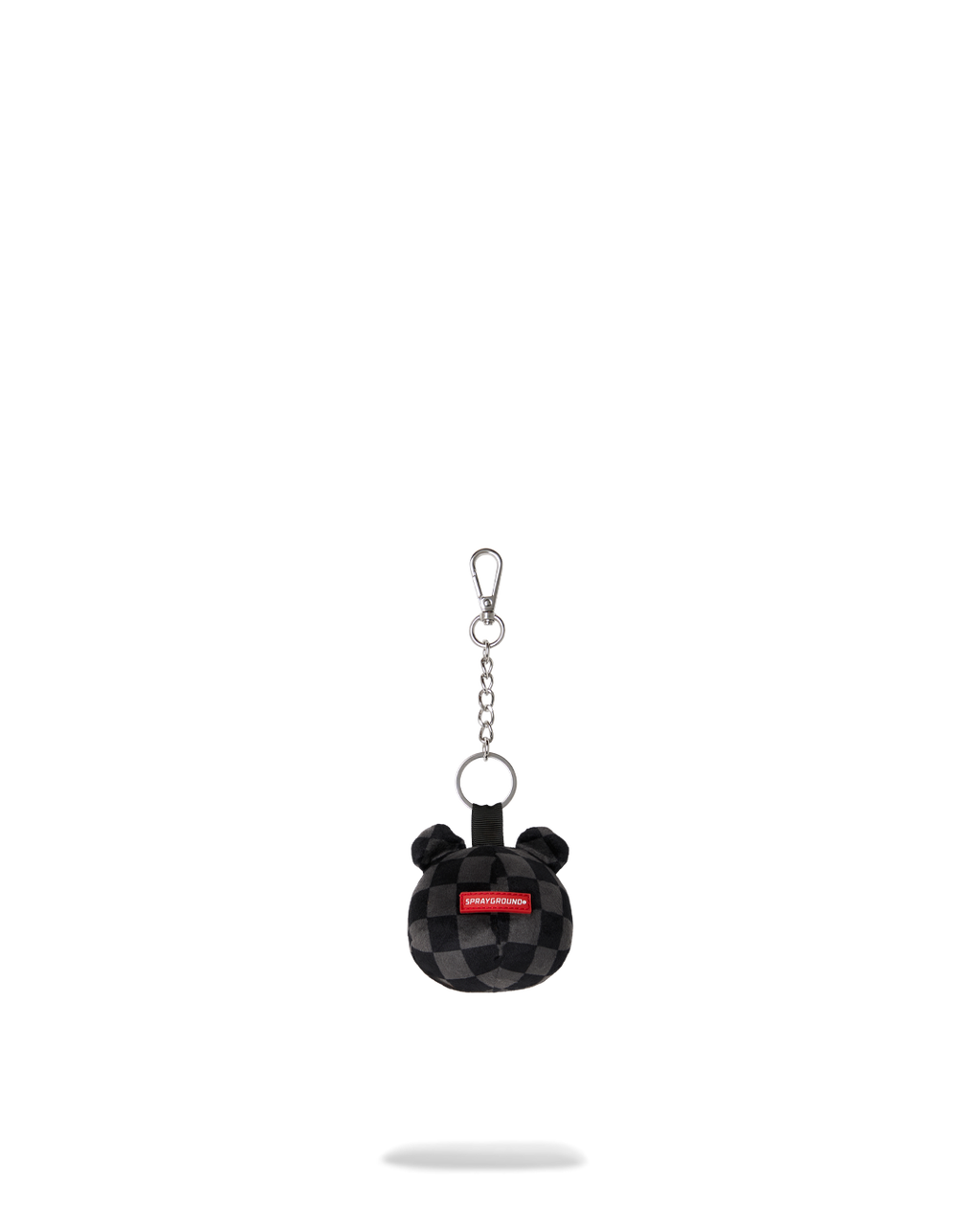 Portachiave Sprayground GREY CHECKER BEAR HEAD KEYCHAIN