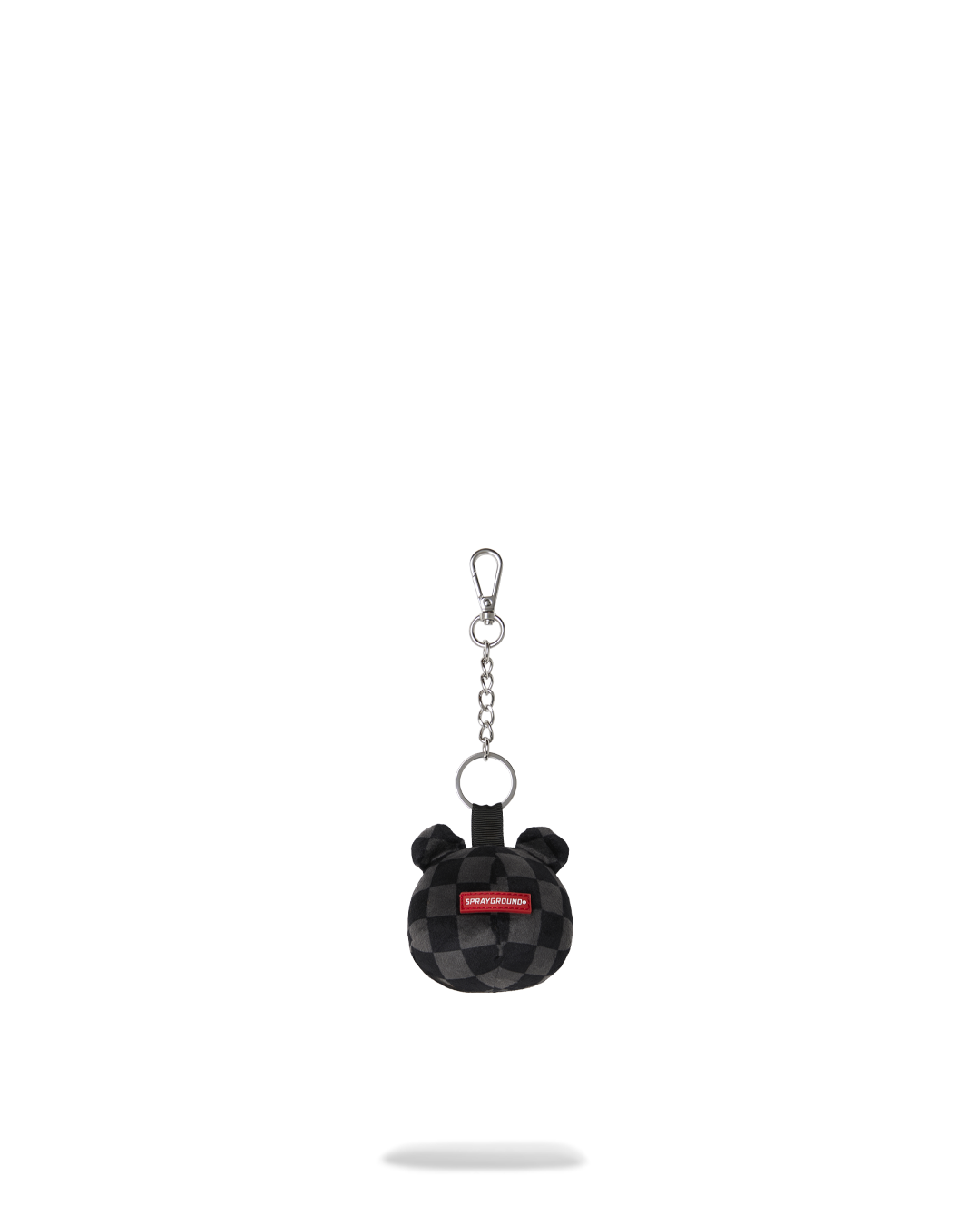 Portachiave Sprayground GREY CHECKER BEAR HEAD KEYCHAIN